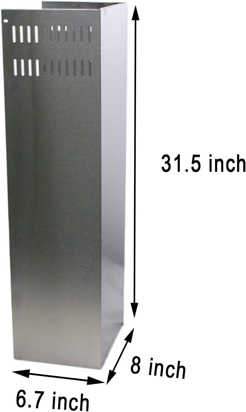Tieasy Range Hood Chimney Extension TD1775 TD1075 Stainless Steel 31.5in.