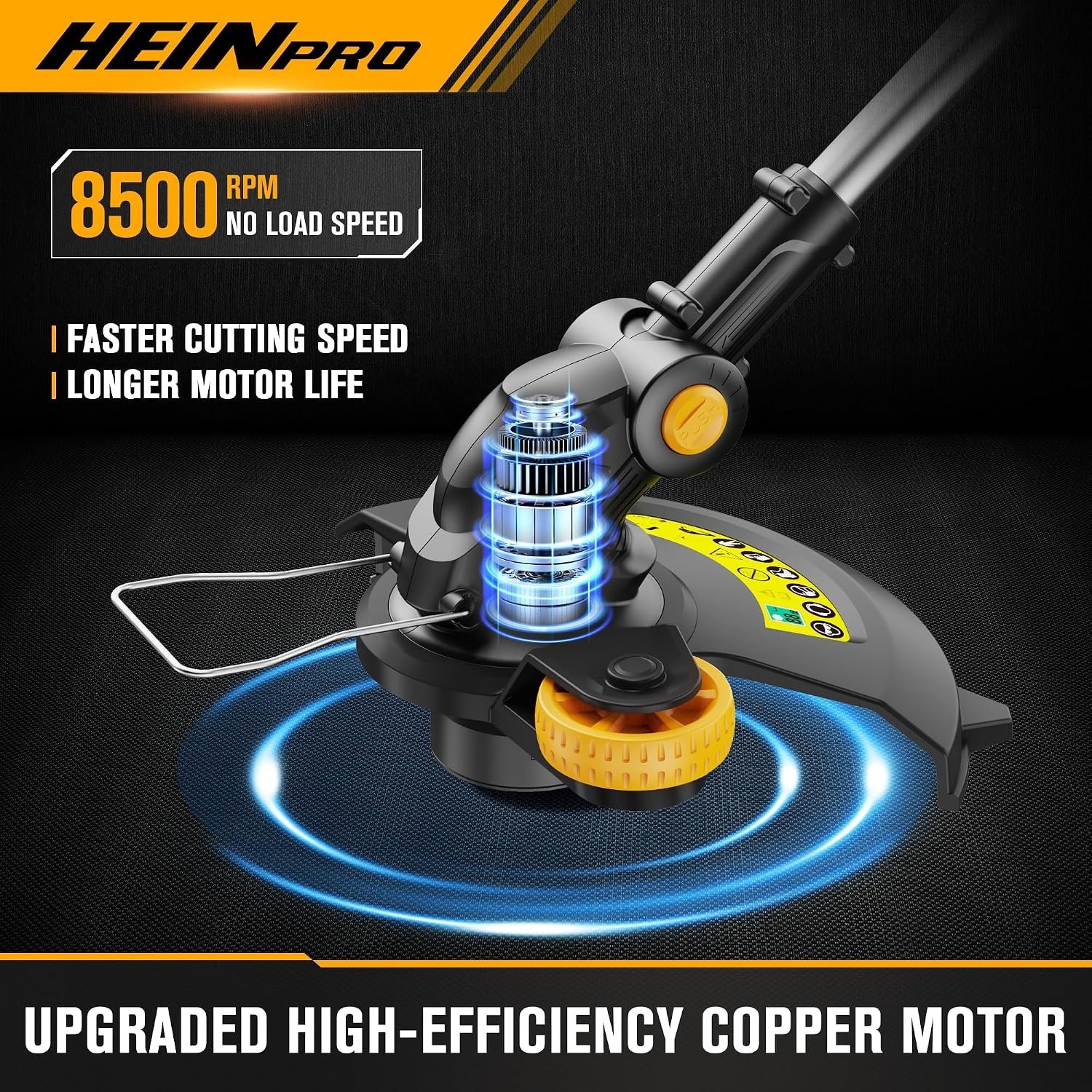 For DEWALT 20V Battery 12in. Cordless String Trimmer&Edger Brushless Weed Wacker