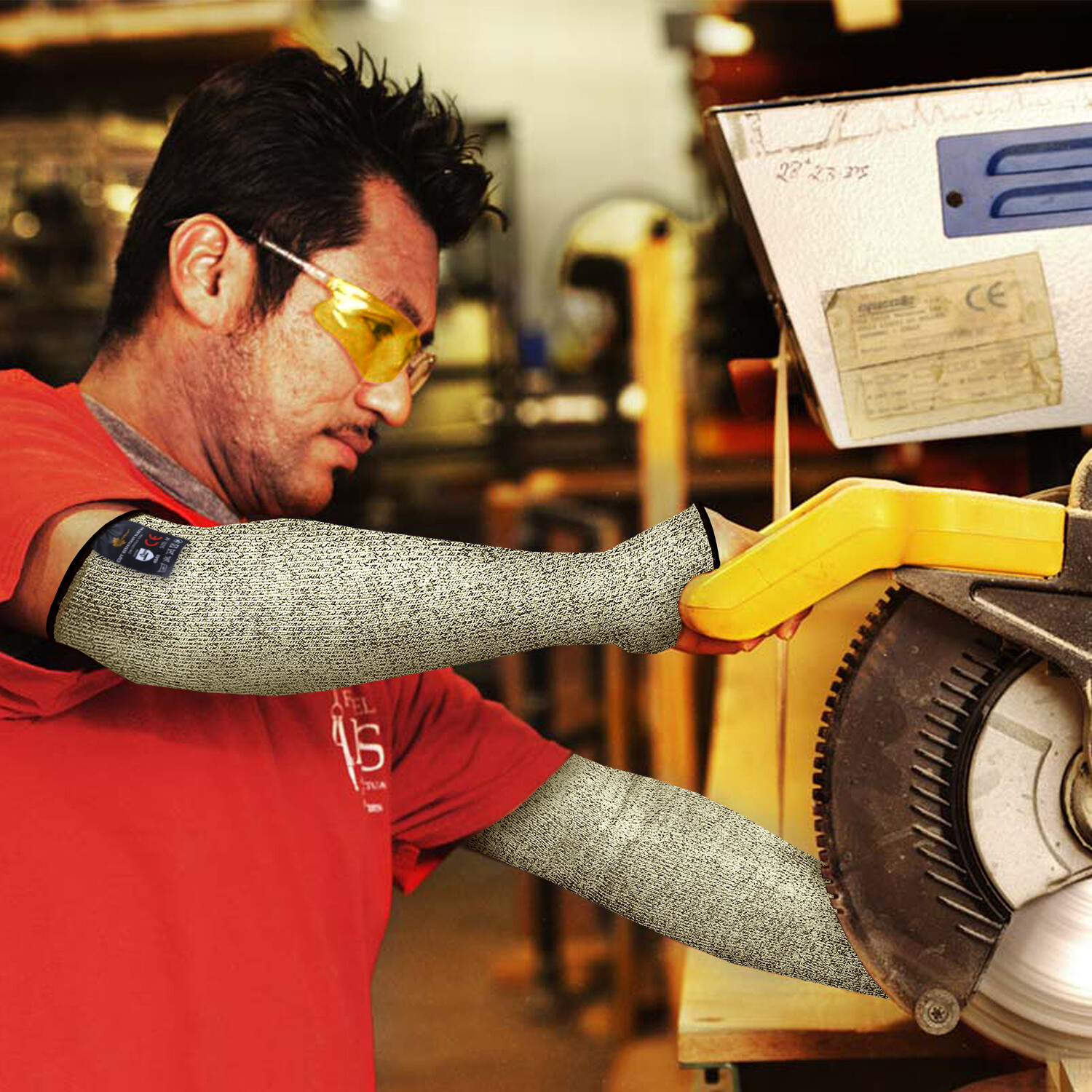 Evridwear Cut Resistant Sleeves with/without Thumb Hole for Work Preventing Stab