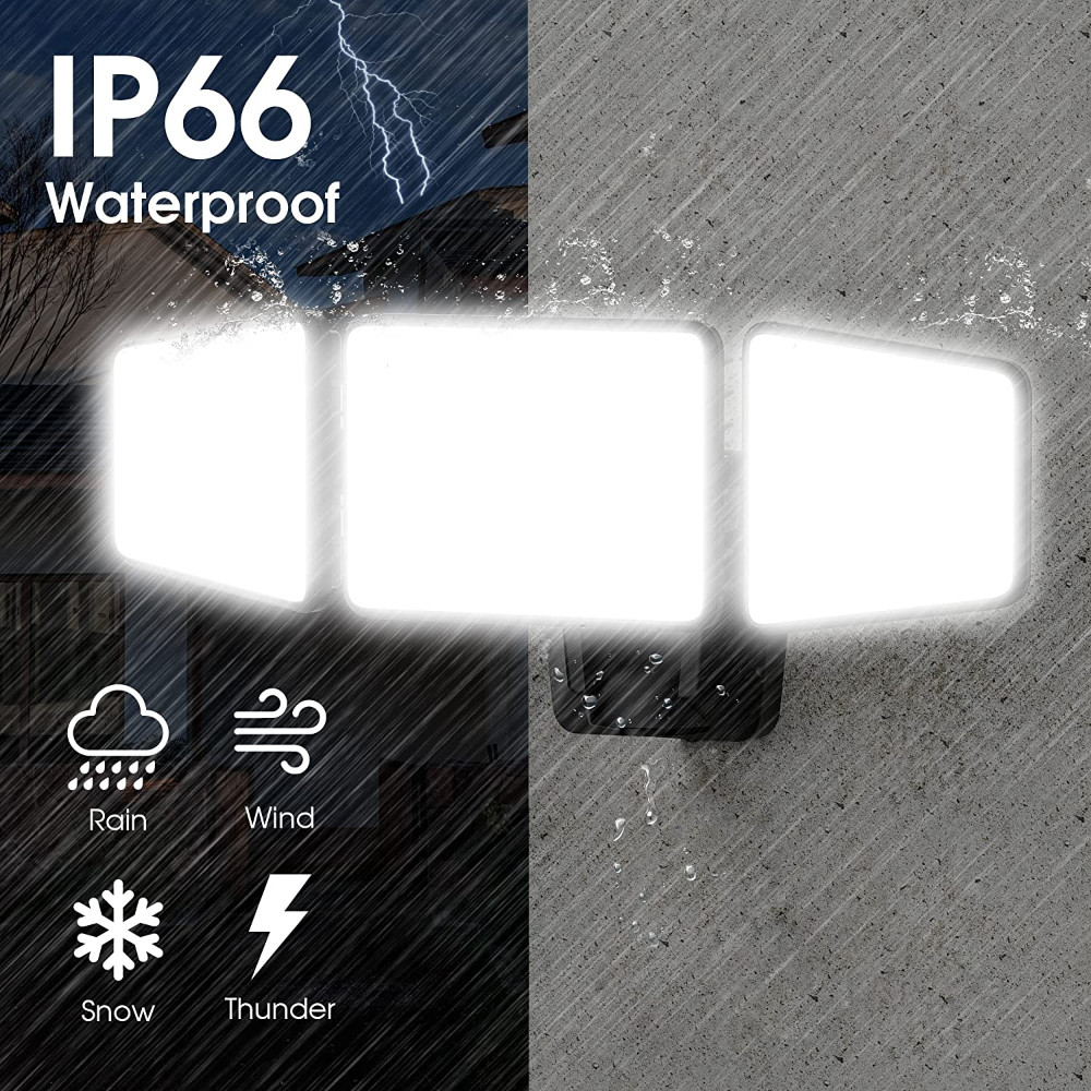 120W LED Flood Light Outdoor Security 12000lm High Brightnes 4500K Natural Light