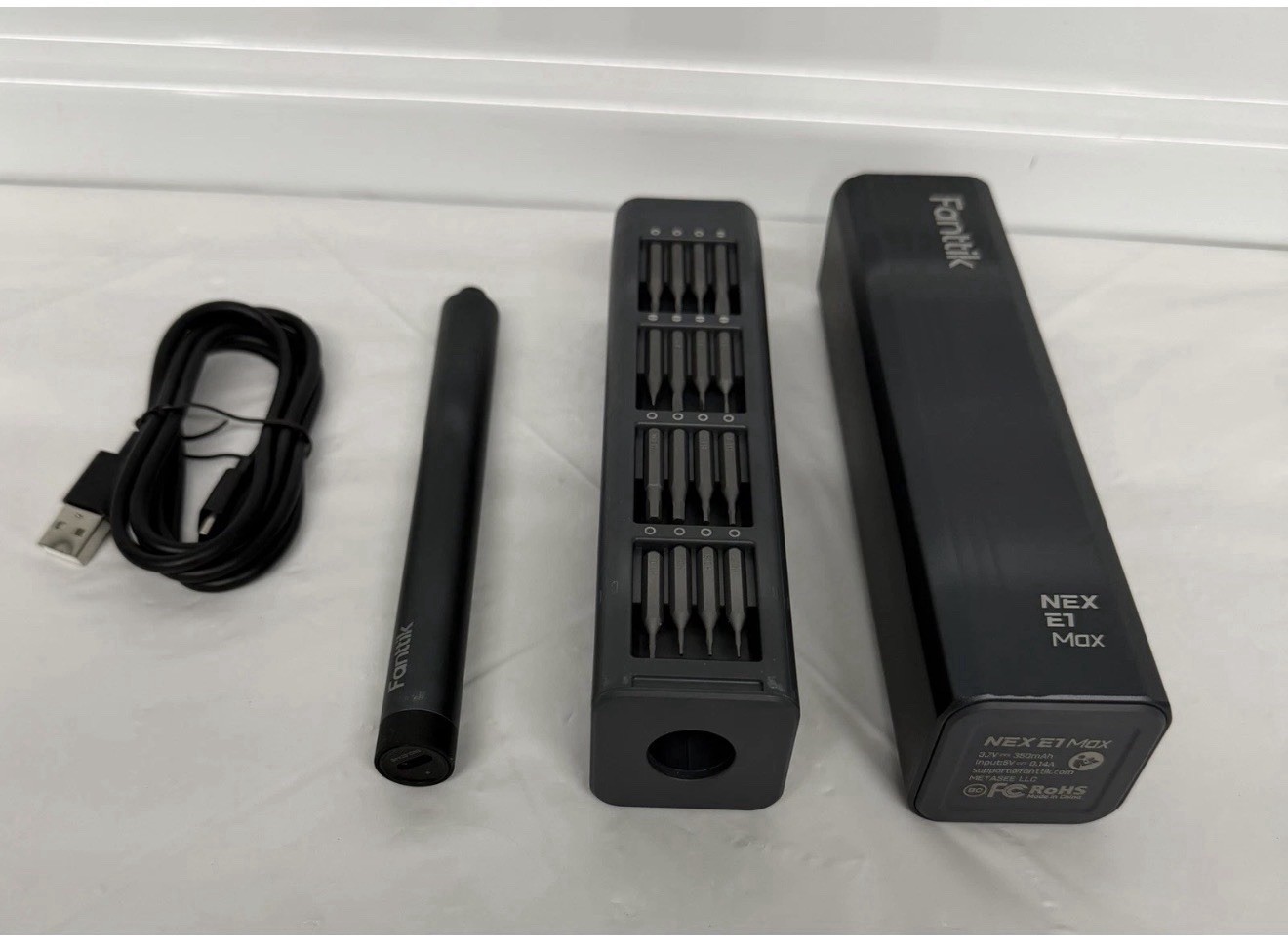 Fanttik NEX E1 Max Electric Precision Screwdriver 50-Bit Set USB-C New Other