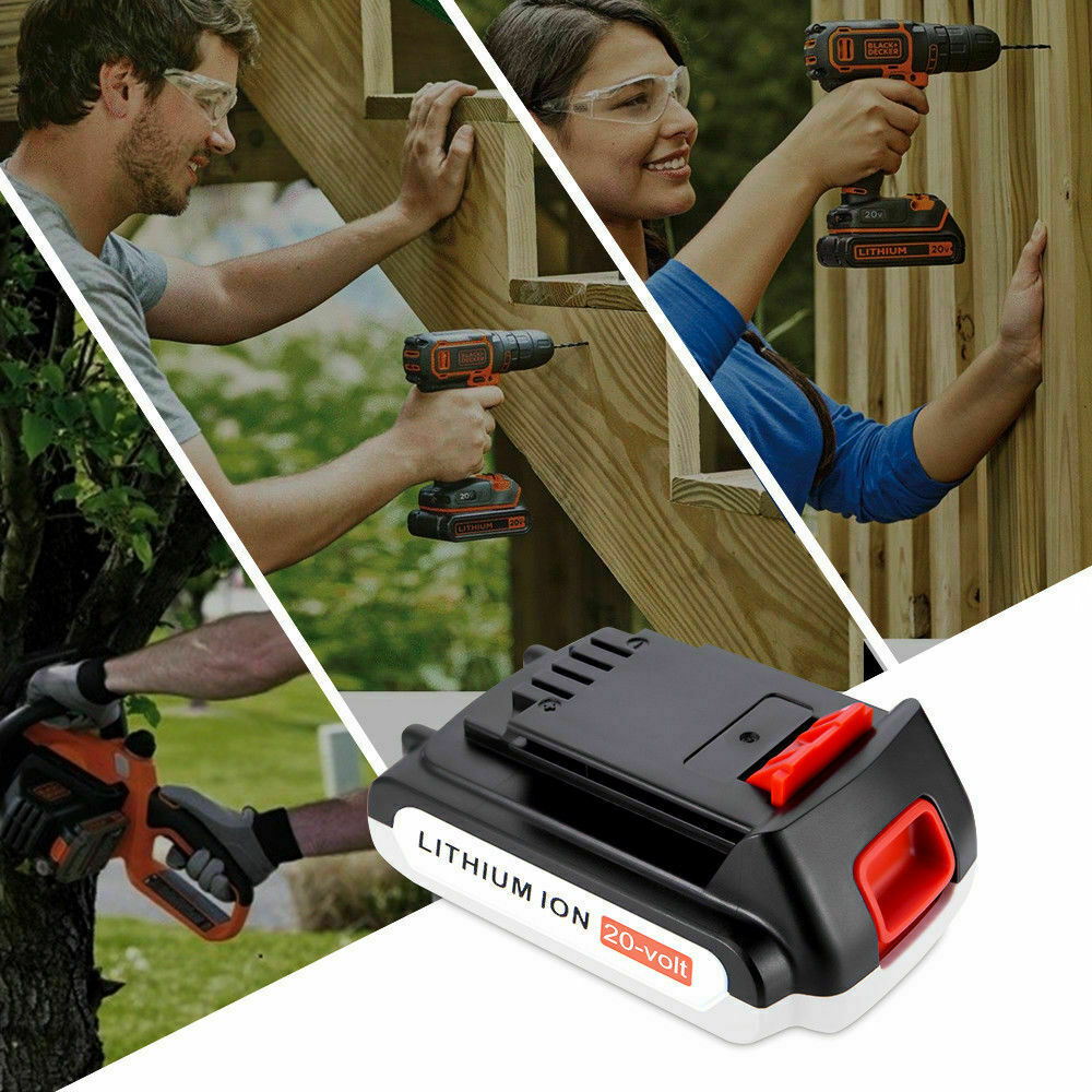 2 Pack 3.8AH 20V MAX For Black & Decker 20Volt Lithium Battery LBXR20 LB2X4020