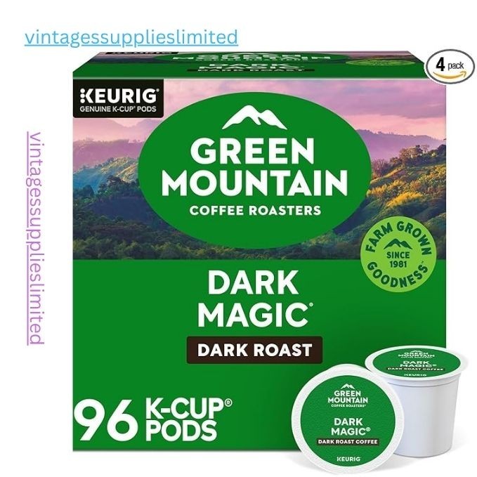 Green Mountain Coffee Dark Magic, Keurig K-Cup Pod, Dark Roast, 96 Count