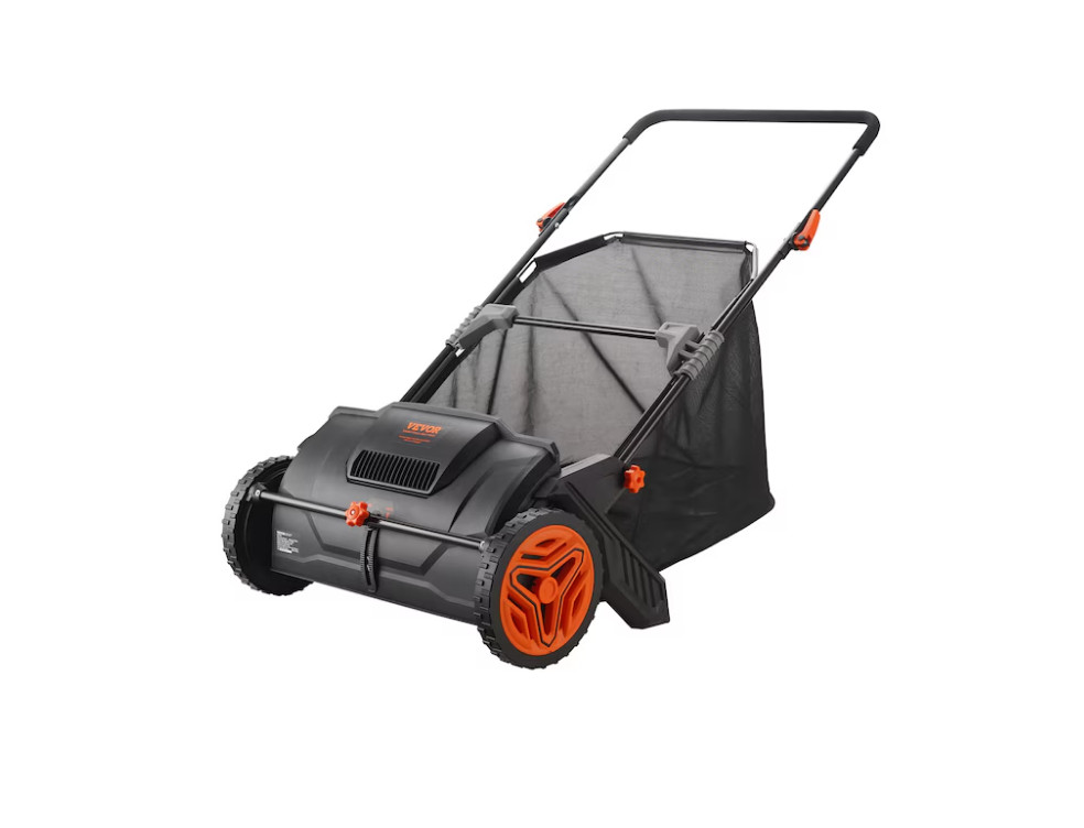 [ BIG SALE ] VEVOR 21-in 3.5 cu ft Tow Lawn Sweeper