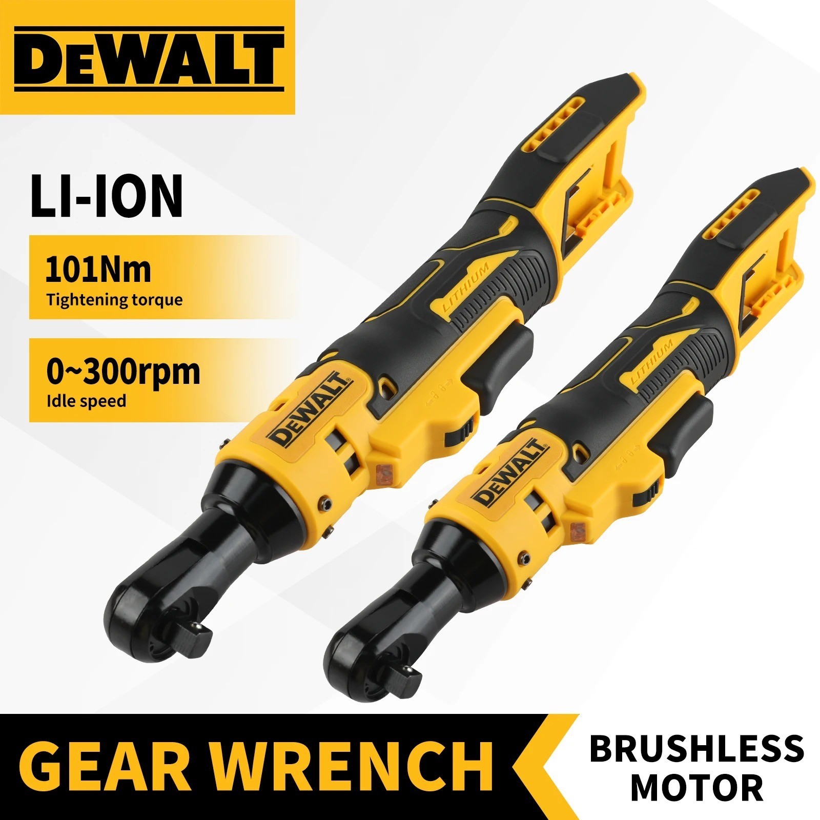 DEWALT DCF513 20V Brushless Cordless Ratchet Wrench 3/8″-1/2″ Quick Release