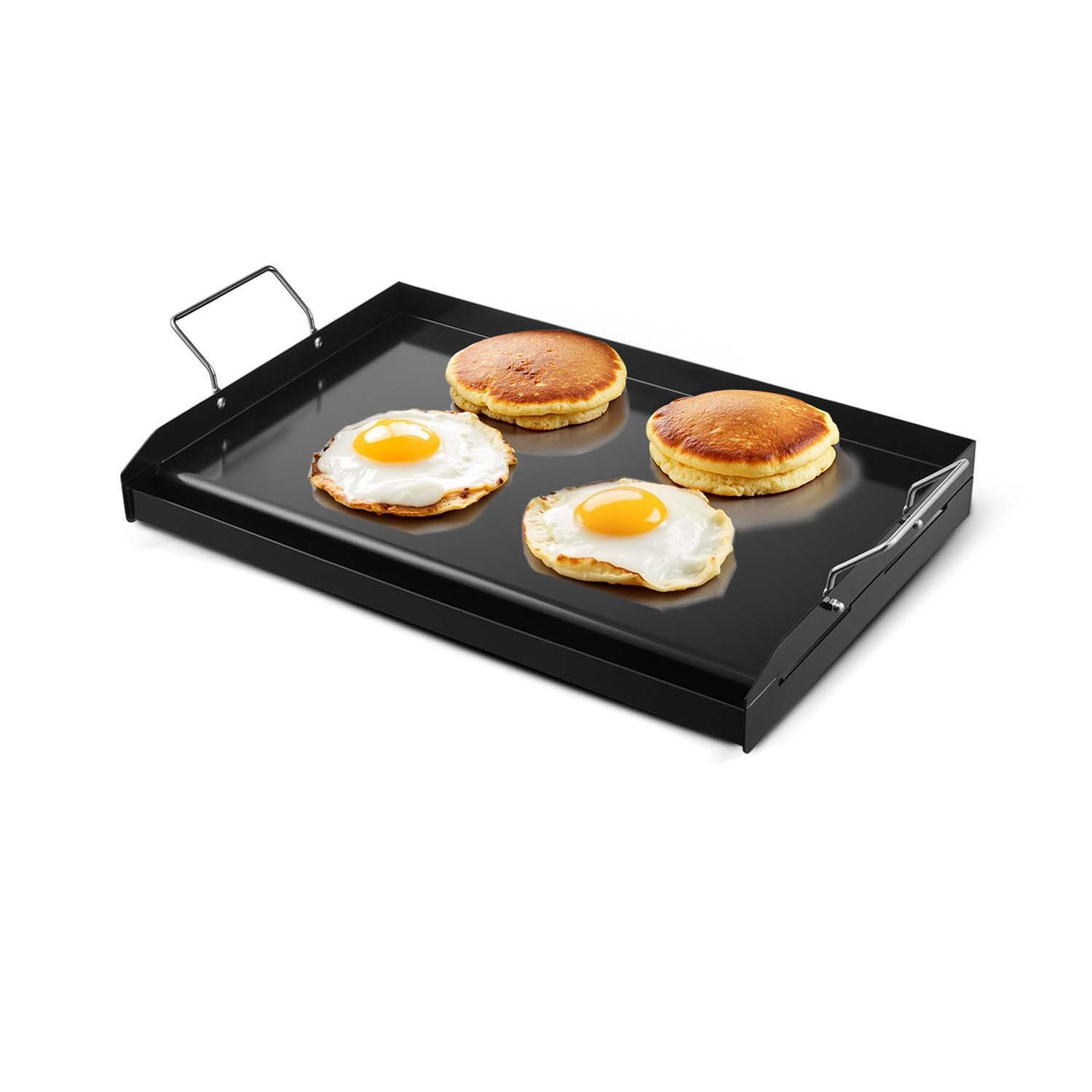 24×16 in Flat Top Griddle Carbon Steel Universal BBQ Grill Pan Cookware
