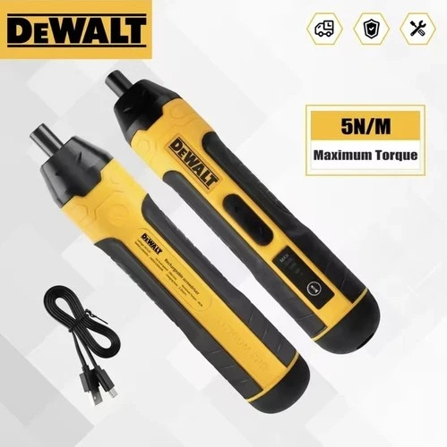 3.6V Cordless Electric Screwdriver 1/4 Hex Quick-Change 5N.m USB-C LED Bare Tool