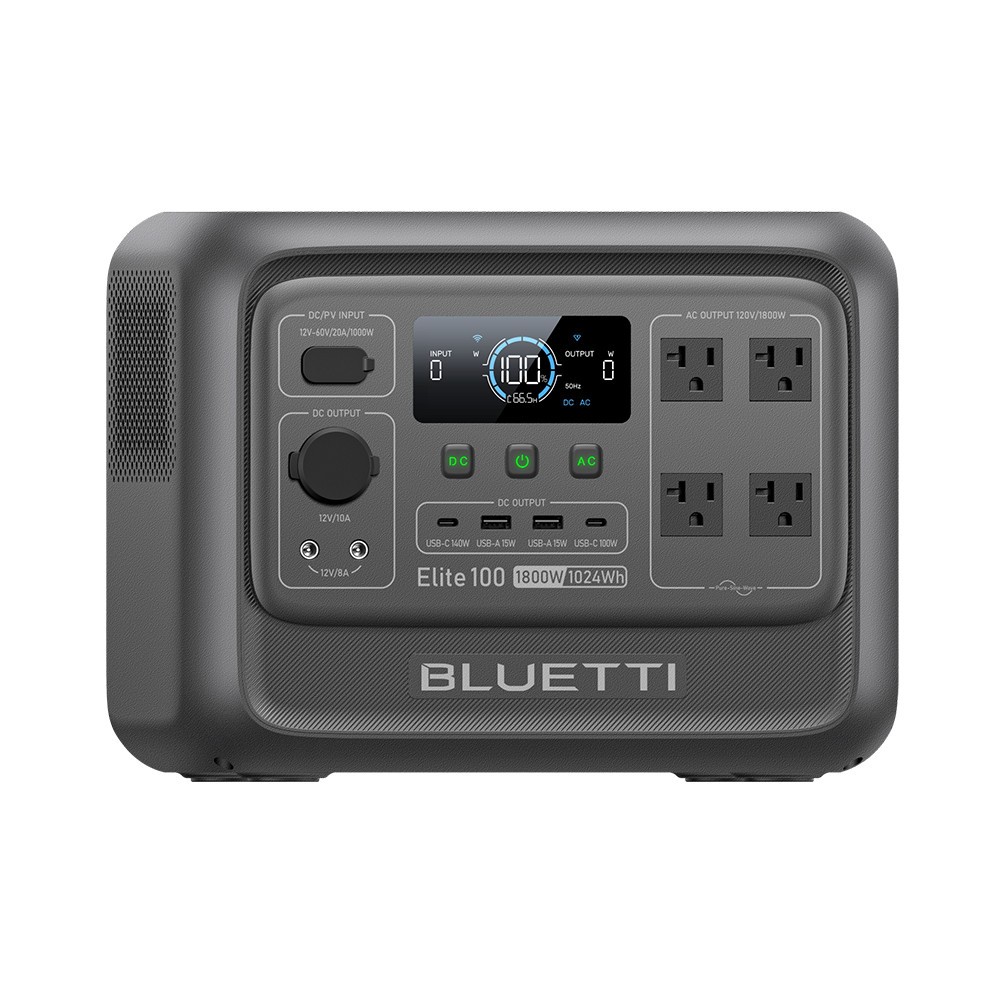 BLUETTI Elite 100 V2 1800W 1024Wh Portable Power Station for Emergency Camping