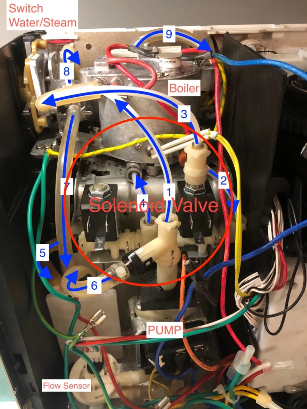 Genuine Breville Valve Solenoid Kit 120V Jlt for BES860/BES870/BES840