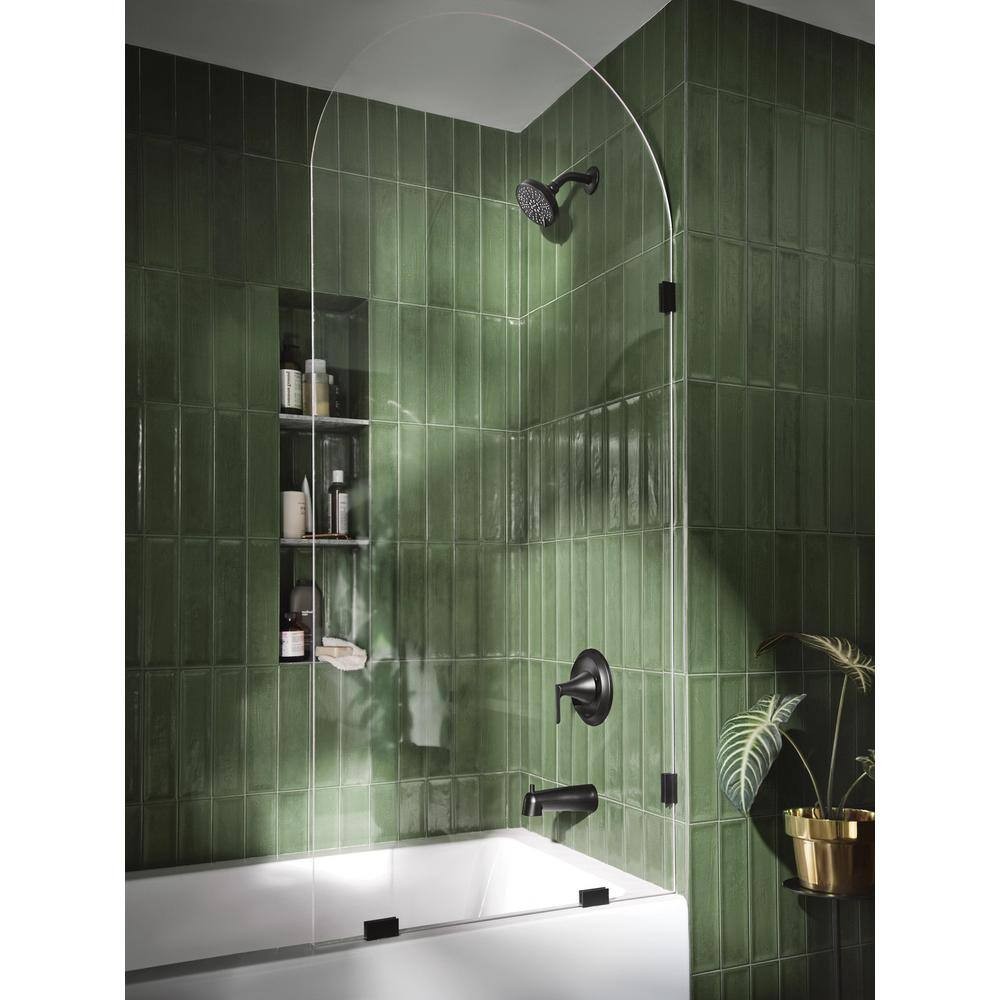 NEW CONDITION MOEN 82518BL Findlay 6-Spray Tub and Shower Faucet in Matte Black