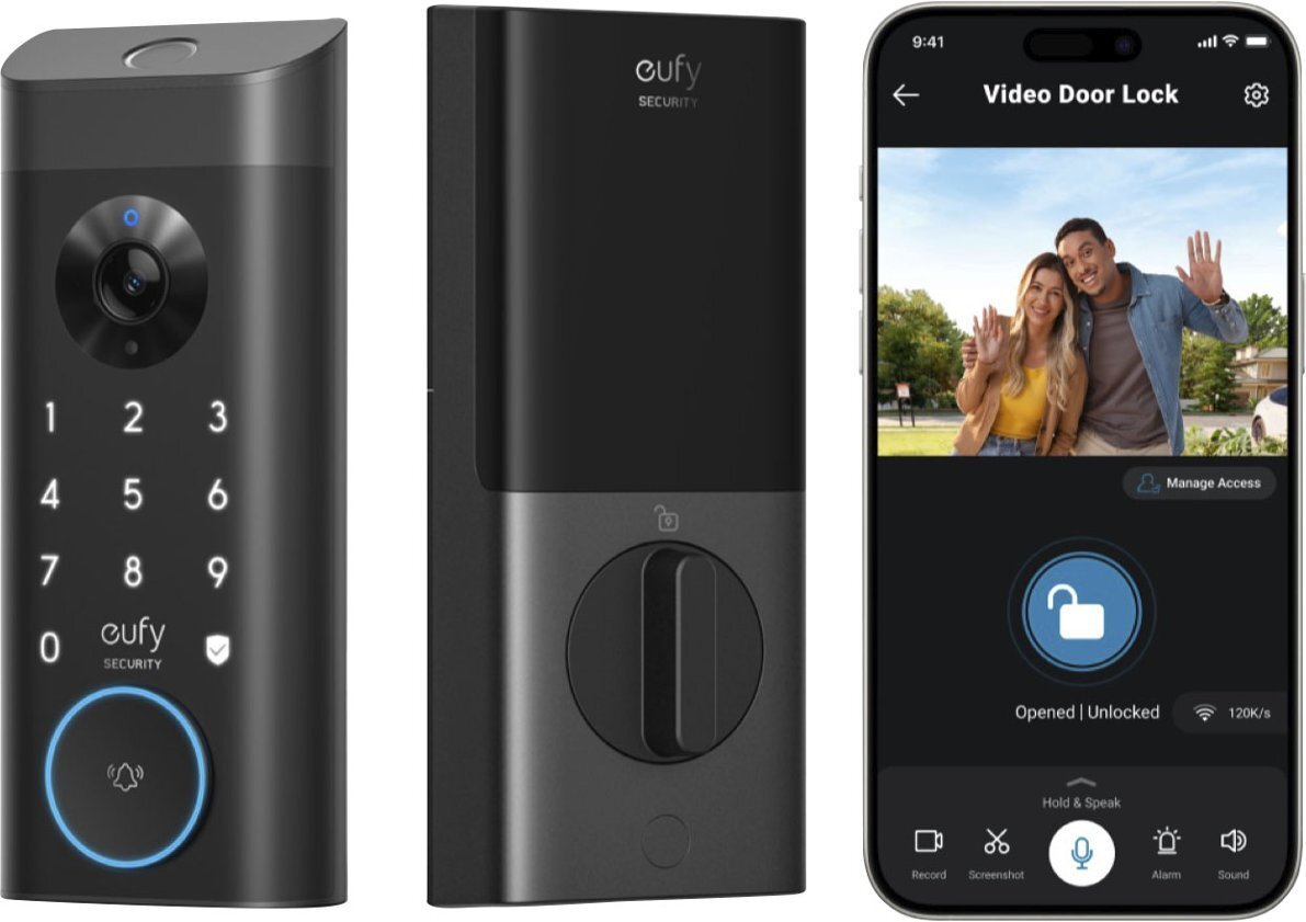 eufy Smart Door Lock Touch & Wi-Fi Fingerprint Keyless Lock Electronic Deadbolt