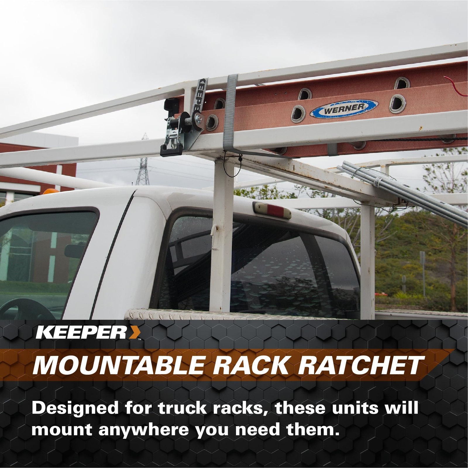 055303 11/2″ X 8 Mountable Rackratchet With 500 Lbs. Working Load Limit And 150