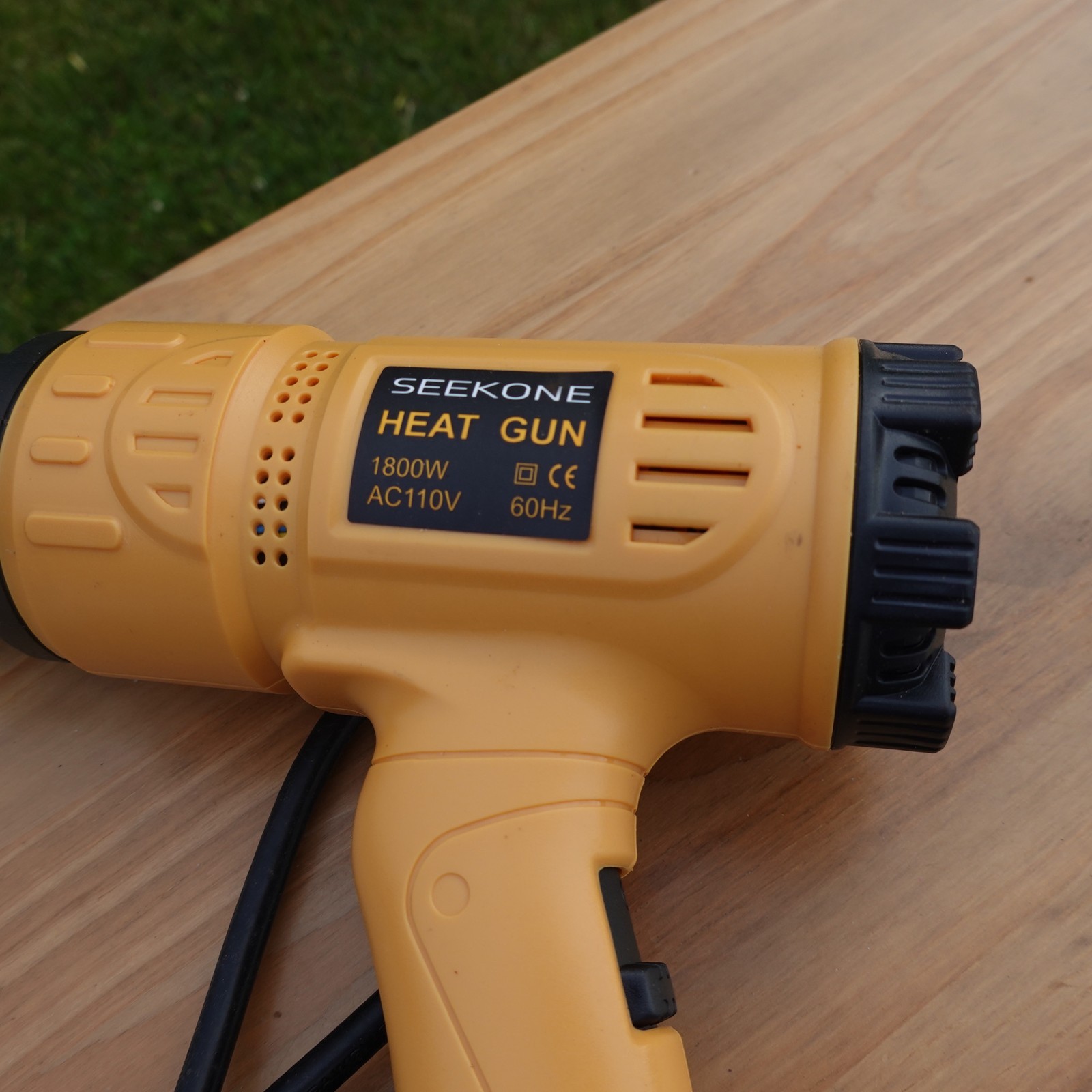 Heat Gun 1800W 122℉-1202℉（50℃- 650℃）Fast Heating Heavy Duty Hot Air Gun Kit Vari