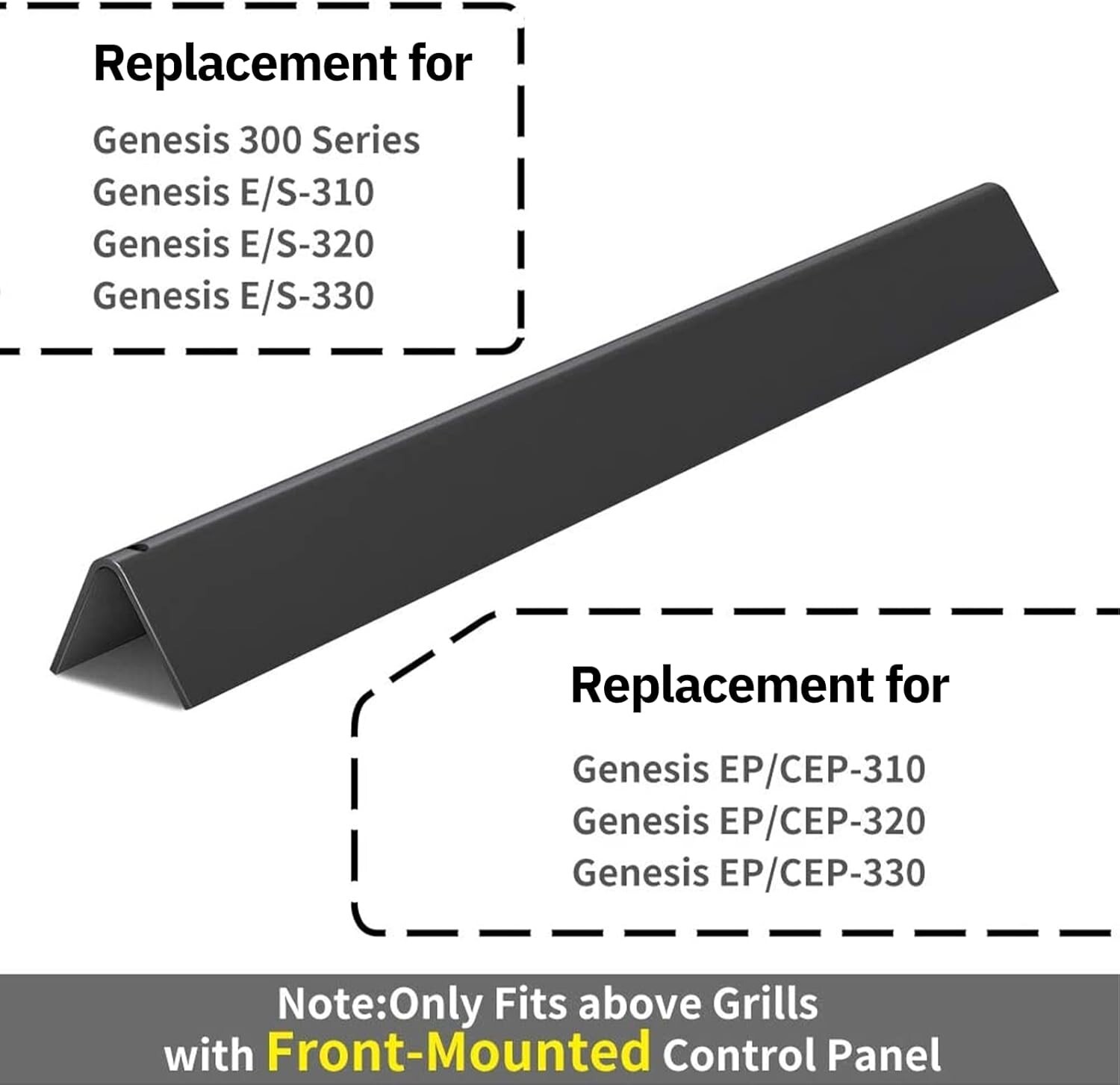 17.5″ 7621/7620 Porcelain Steel Flavorizer Bars for Weber Genesis 300 Gas Grill.