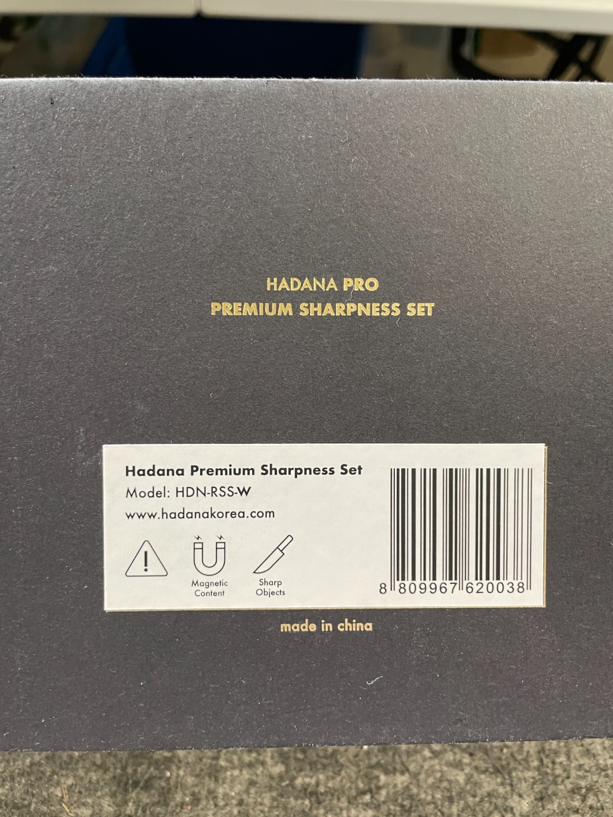 Hadana Pro PREMIUM Knife Sharpener Set – Four Grinding Angles – NIB