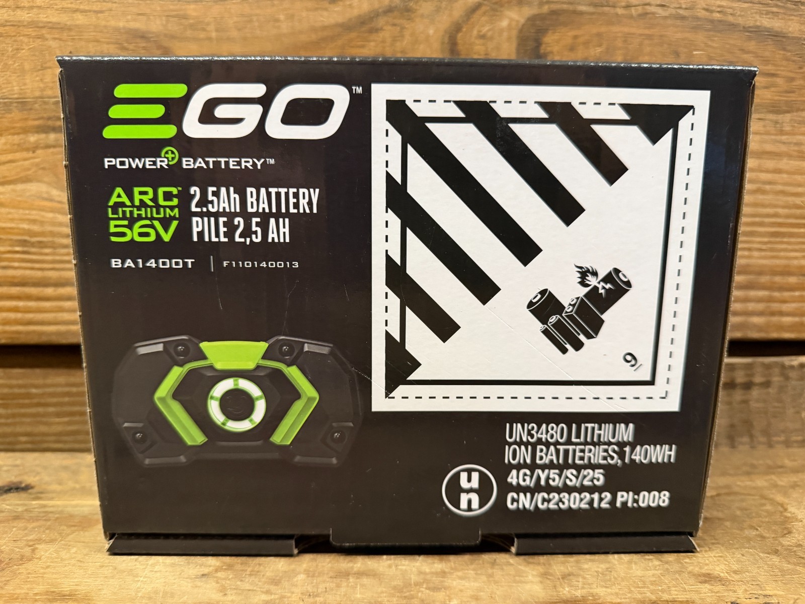 EGO Power + Battery 56V 2.5AH Lithium Ion Genuine OEM BA1400T 2026 Date (Qty)