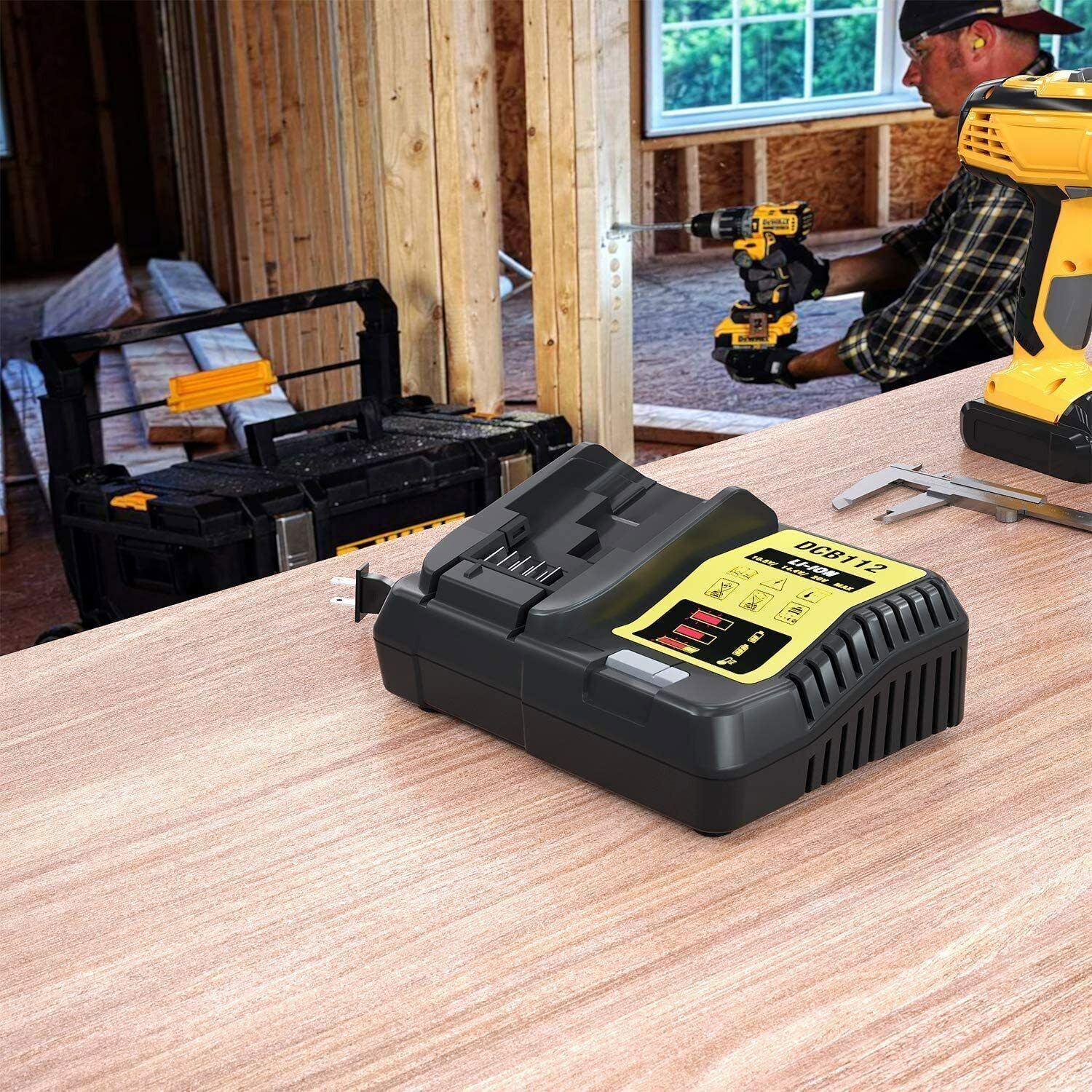 FOR Dewalt DCB112 12V-20V MAX Lithium Battery Charger ,For Drill, Saw 20 volt