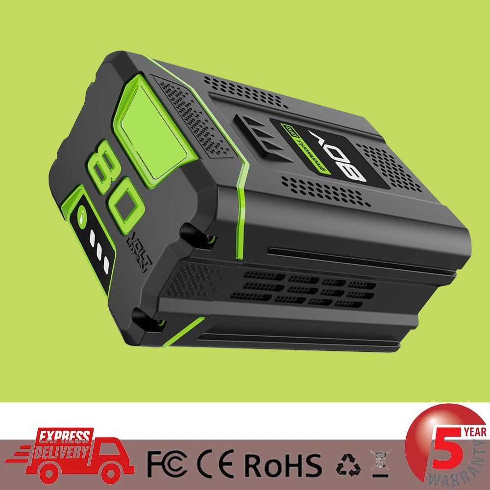 FOR Greenworks 80V Lithium Ion 5.0Ah Rechargeable Li-ion Battery BAB727 GBA80200