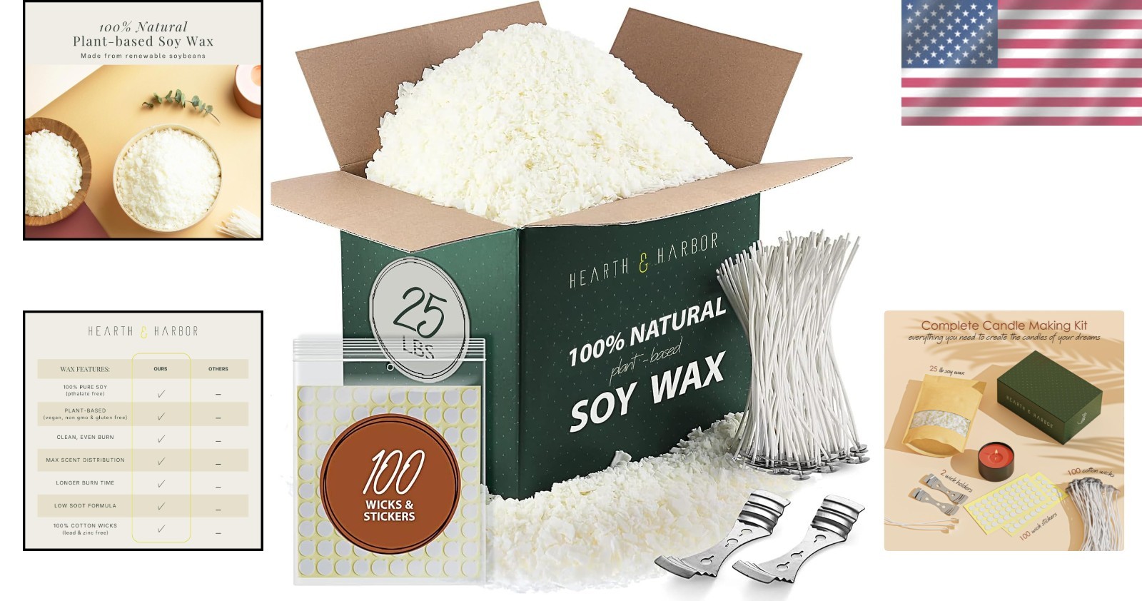 Gift-Worthy Soy Candle Making Bundle