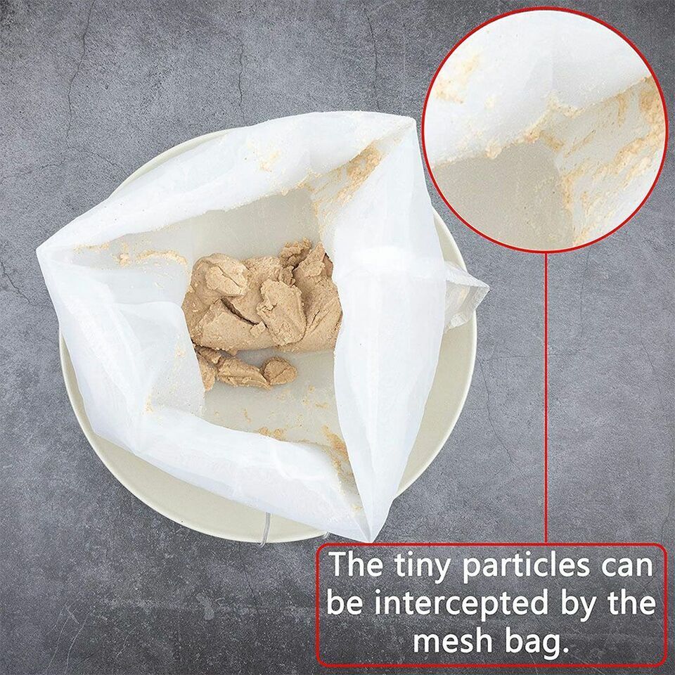 20× Organic Cotton Nut Milk Bag Reusable Food Strainer Brew Coffee Cheese Cloth