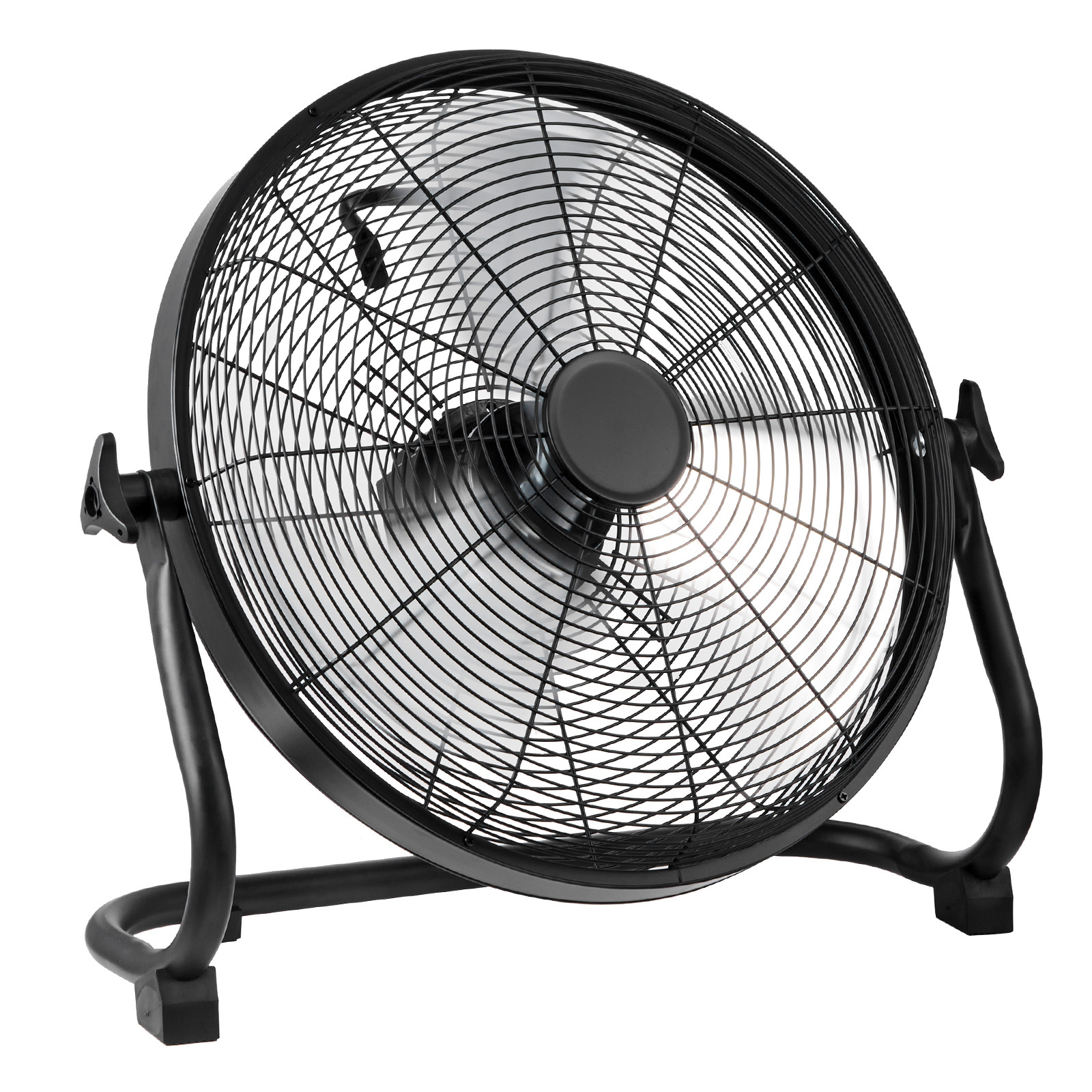 VEVOR 16” Rechargeable High Velocity Cordless Floor Fan Battery Metal Camping
