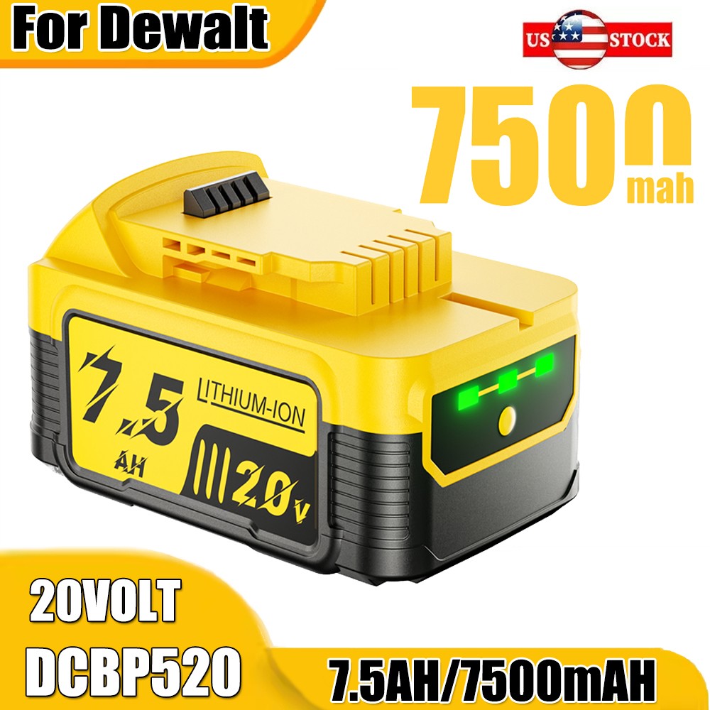 14X for DeWalt DCBP520 20V Max 7500mAh Li-ion Compact Battery/Charger DCBP520-2