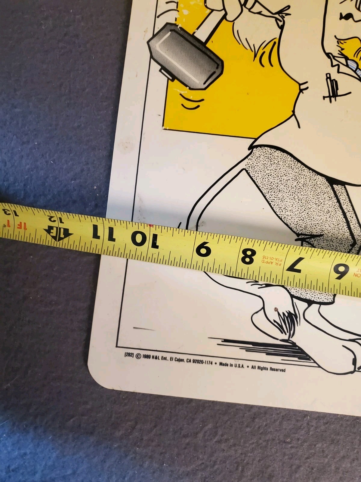 E14 Vtg 1989 Hit Any Key To Continue Computer 11″ x 17″ Wall Sign