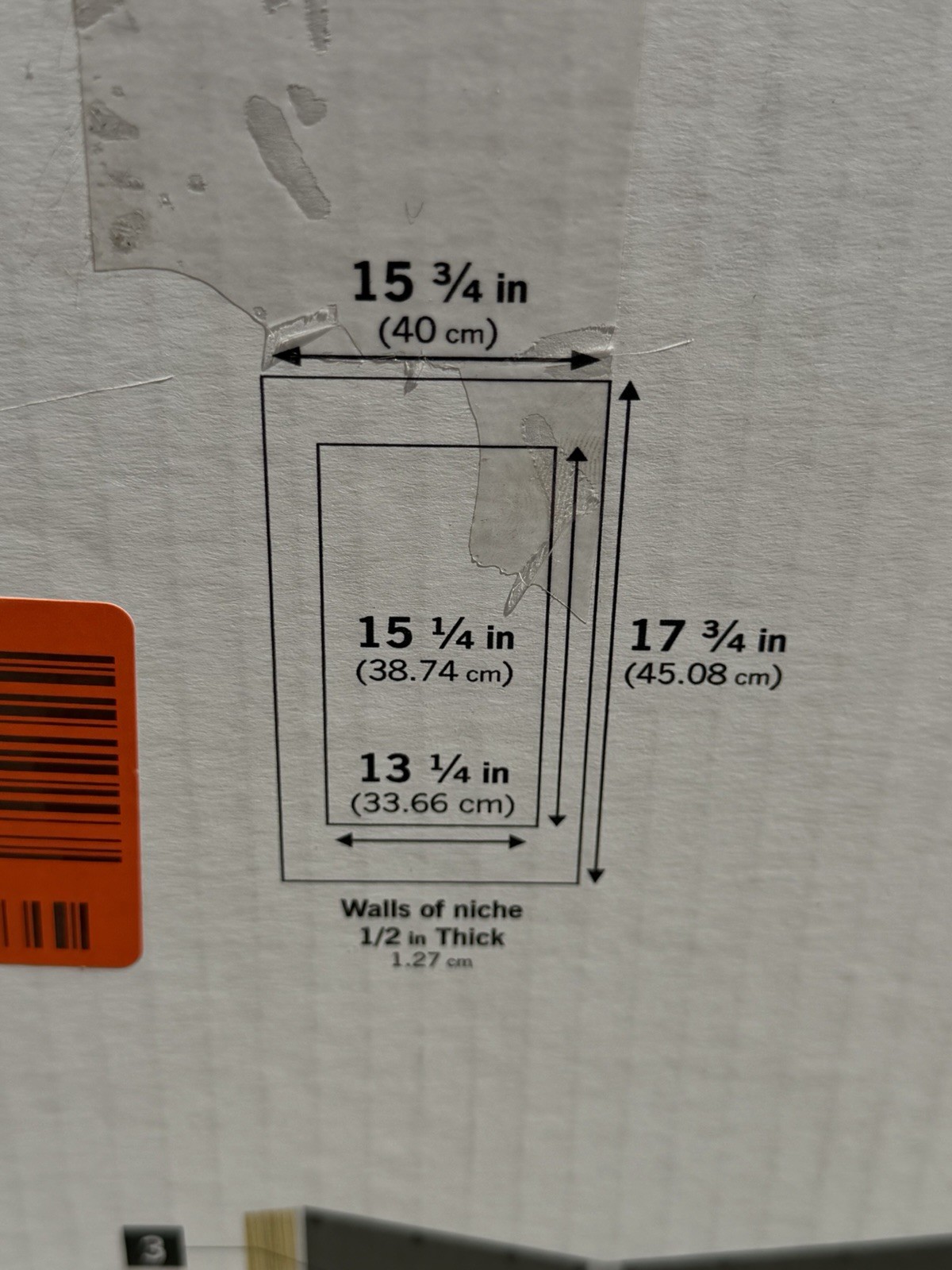 Everbilt Watershield Shower System 13.25 in. x 15.25 in. x 3.5 in. Shower Niche