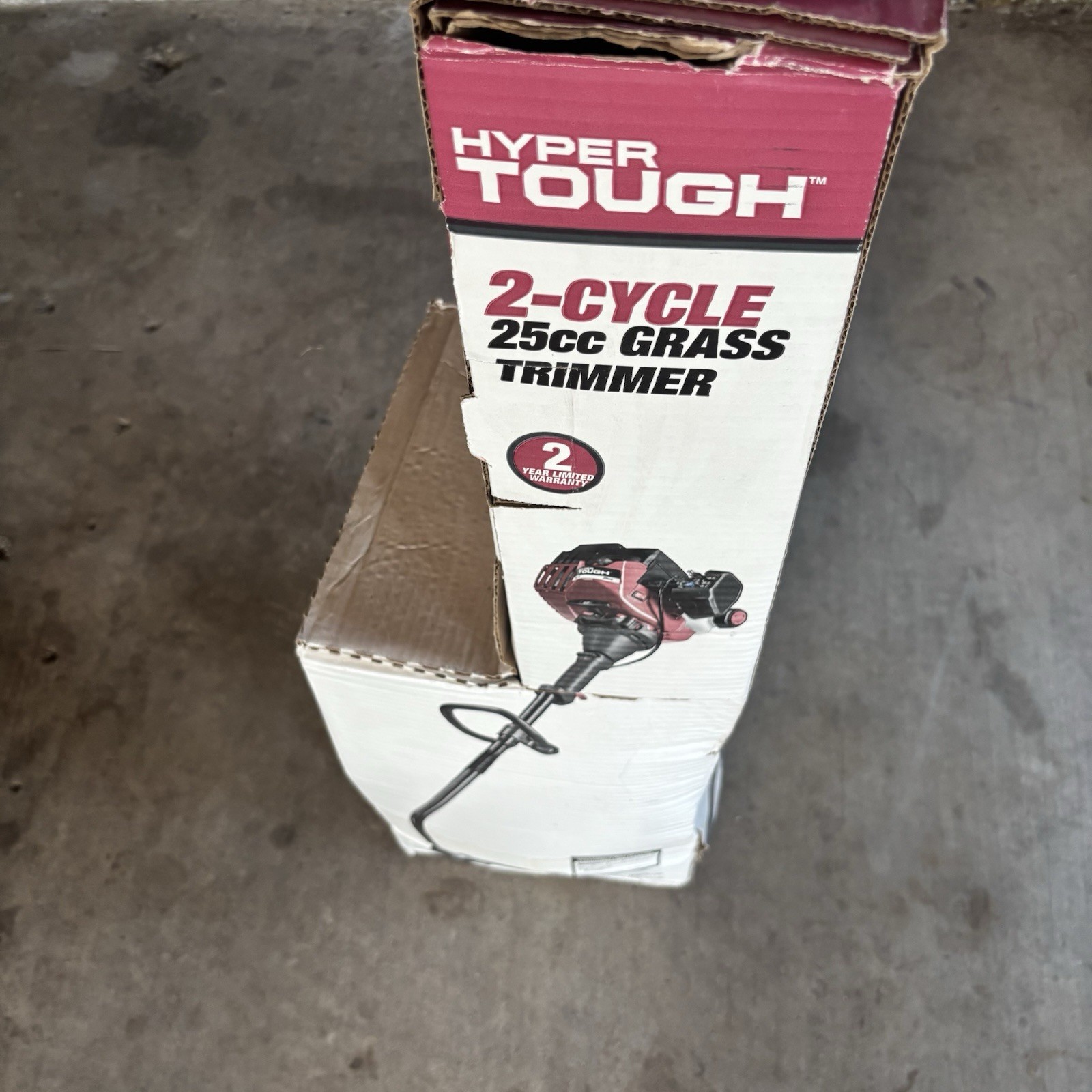 Hyper Tough H2500 25cc 2-Cycle Gas String Trimmer NEW Curved Shaft Weed Eater