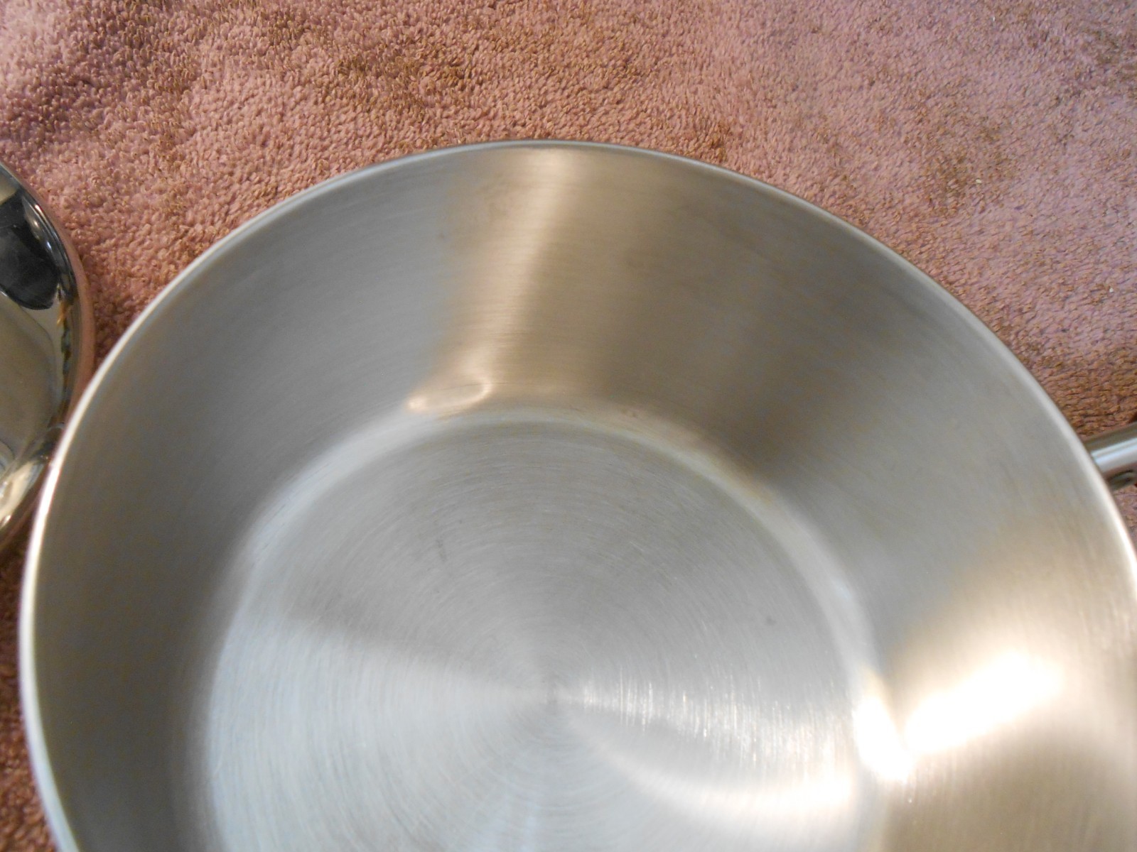 REVERE WARE 1 Qt. Saucepan & Lid USA-1994 Tri-Ply Stainless VERY CLEAN & SHINY!