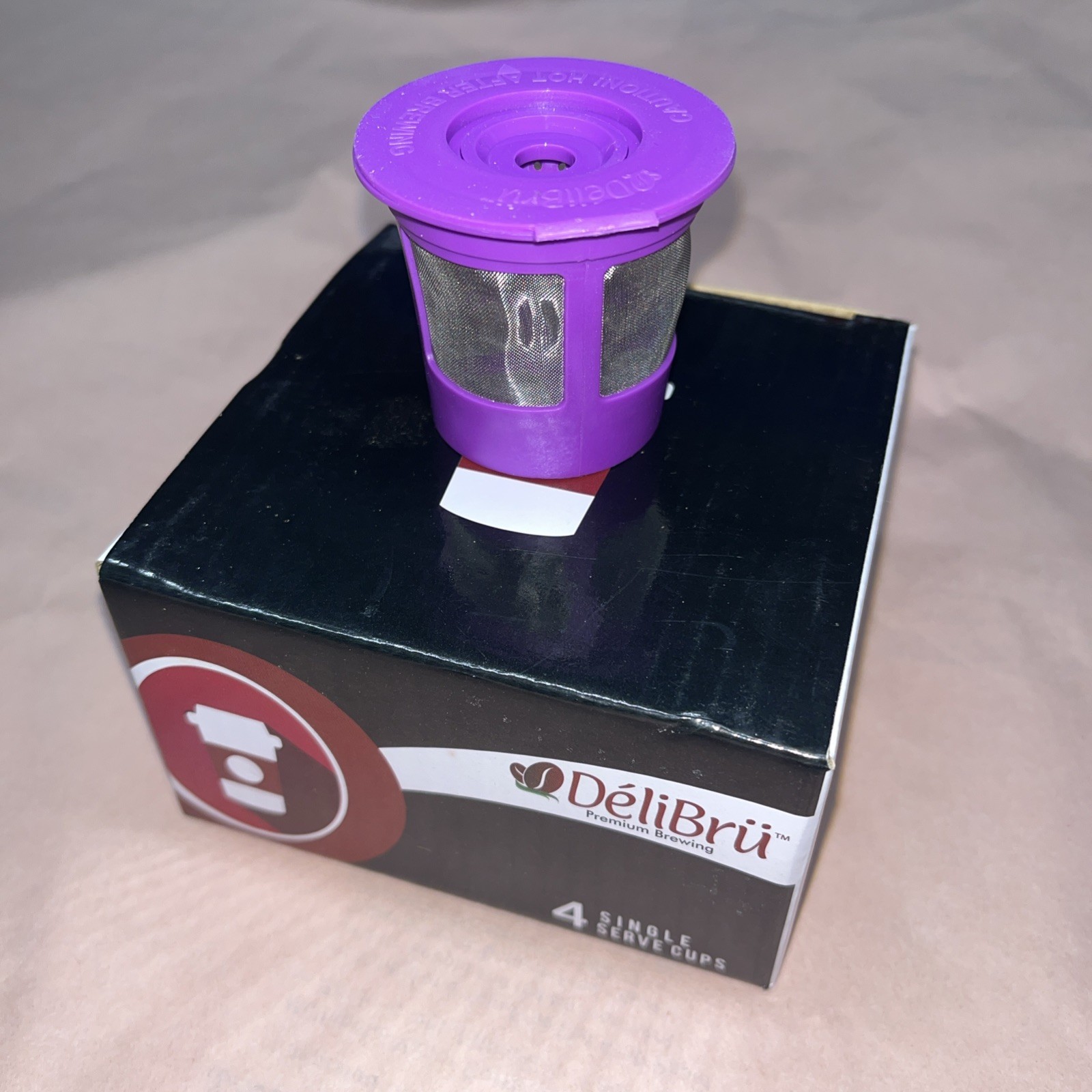 Reusable K Cups for Keurig 2.0 & 1.0 – Pack of 4 (Purple) – Easy to Clean Keurig