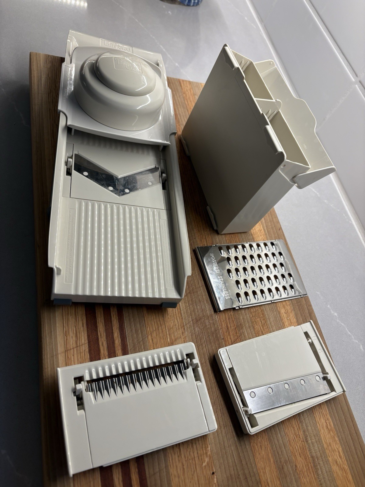 Pampered Chef Ultimate Mandoline 4 Blades Grater Slicer