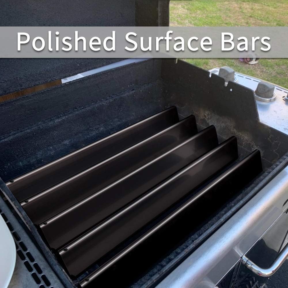 5PCS #7534 21.5-Inch Heavier Flavorizer Bar Polished Porcelain Steel Flavor Bar