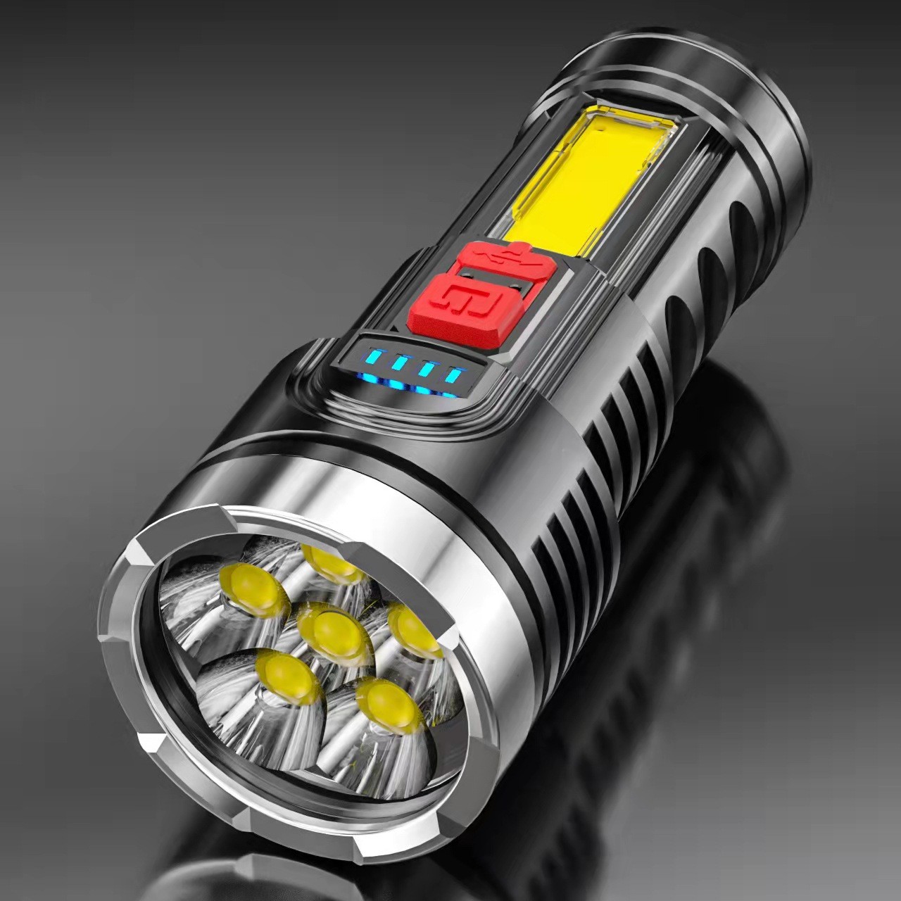 2X 990000000 Lumens Super Bright LED Tactical Flashlight Rechargeable Work Torch