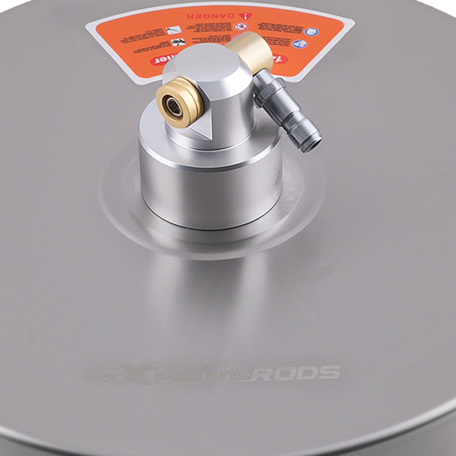 14in Stainless Steel Surface Cleaner for Pressure Washer 4200PSI 4 Wheels