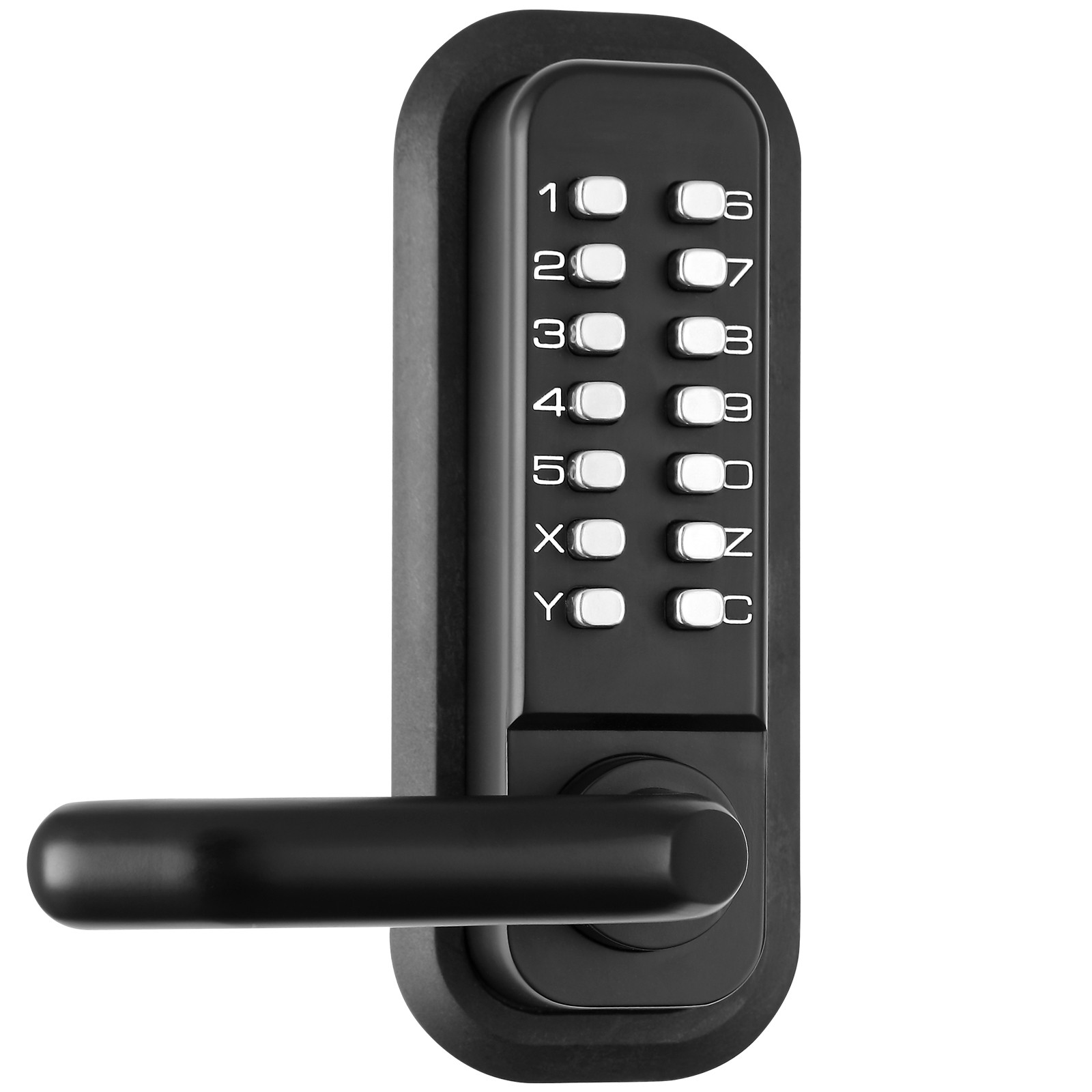VEVOR Mechanical Keyless Entry Door Lock 14 Digit Keypad Double-sided Embedded
