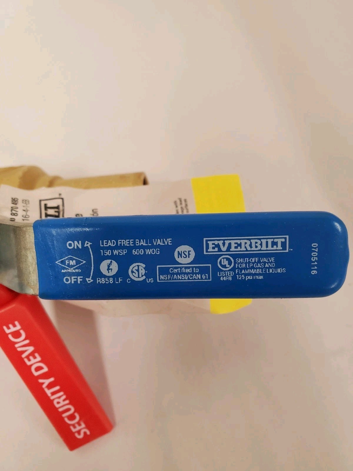 Everbilt 1 in. SWT x 1 in. SWT Full Port Lead Free Brass Ball Valve (116-4-1-EB)