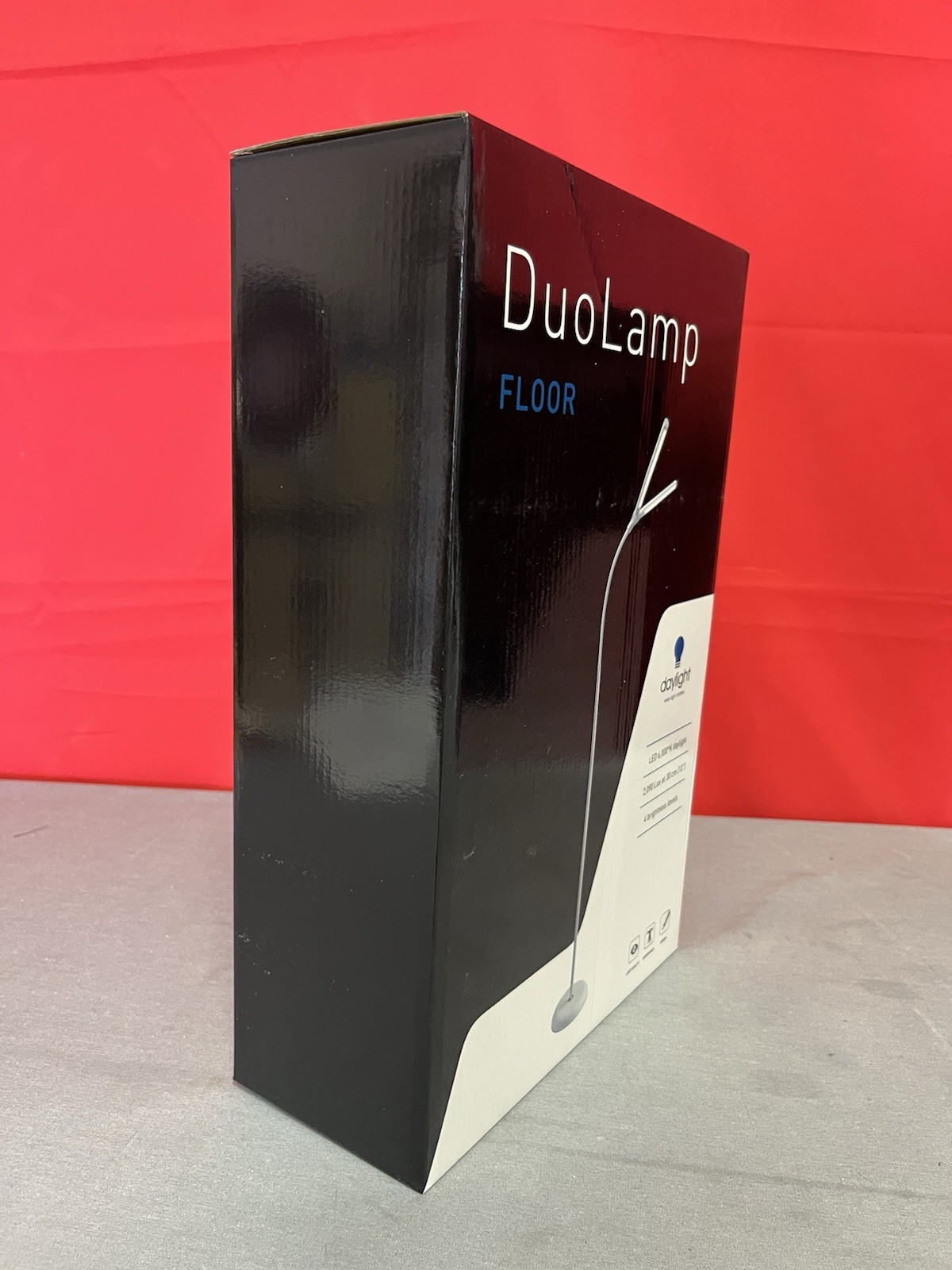 Daylight DUO LAMP Floor UN1530 LED LIGHT 6,000K, 2,090 Lux 30 cm 12″ BRAND NEW