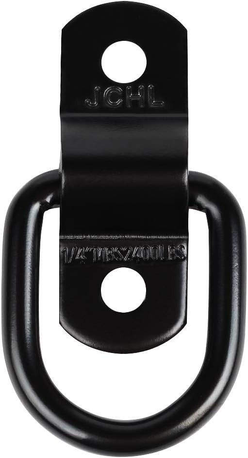Versatile 4-Pack D Ring Tie Down Anchors – 2400 lbs Capacity for All Vehicles