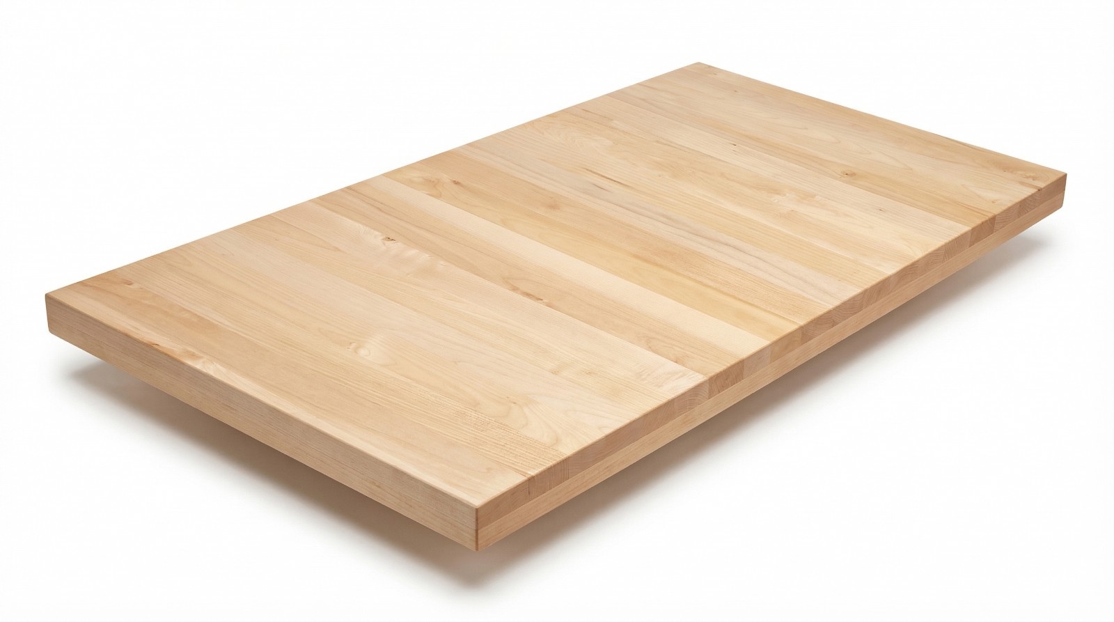 24 in. x 48 in. x 1.5 in. Solid Maple Butcher Block Countertop