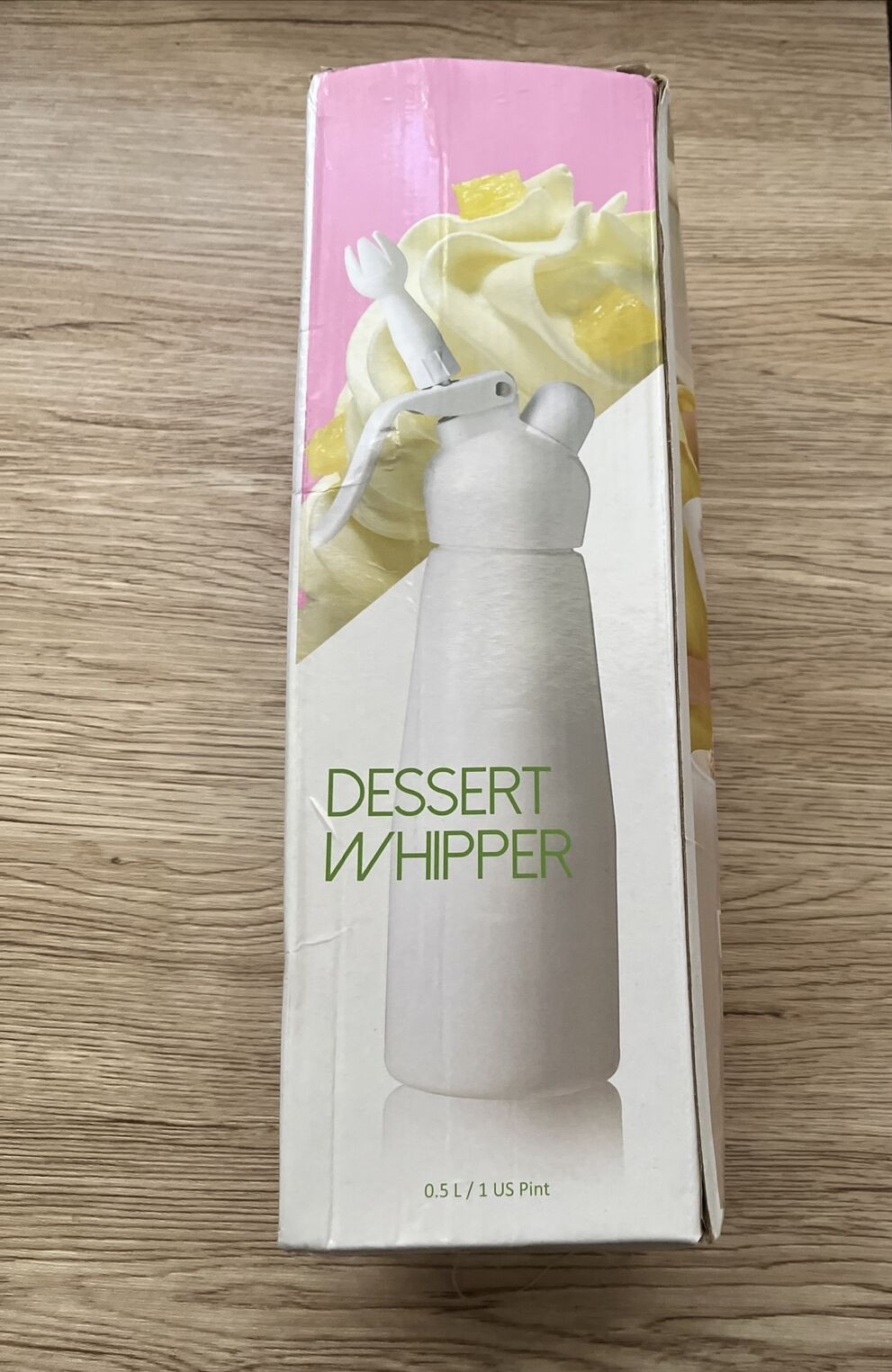 White Whipped Cream Dispenser Maker Aluminum Charger NOT Included NEW