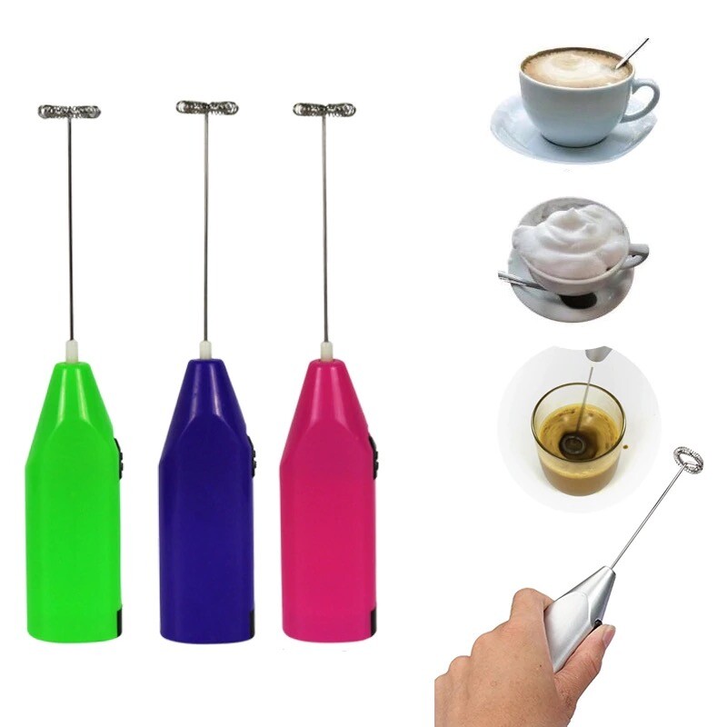 Electric Milk Frother Drink Foamer Whisk Mixer Stirrer Coffee Eggbeater Kitchen
