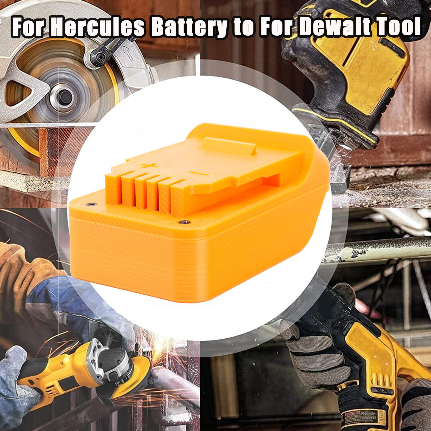 Adapter For Hercules 20V Li-ion Battery to For Dewalt 20V Cordless Tools US New
