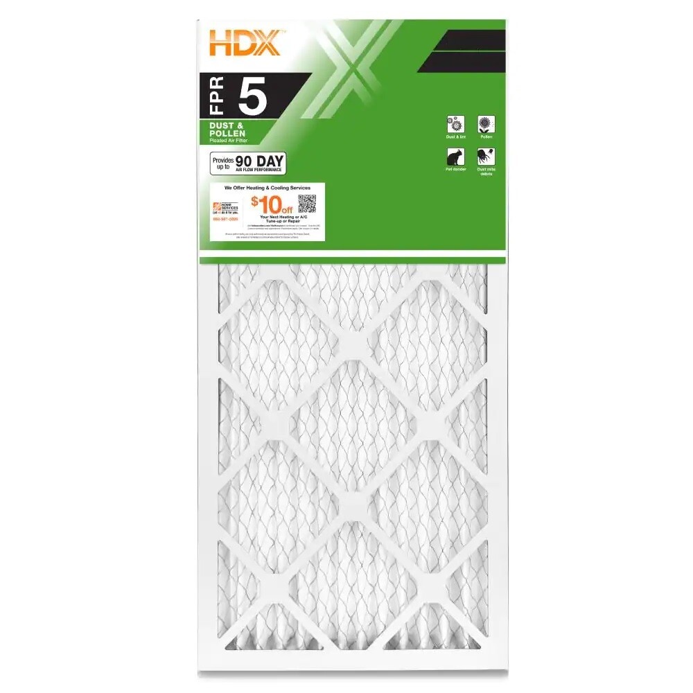 1 PACK or 3 PACK – Air Filter Standard Pleated FPR 5 Dust Filters Furnace AC