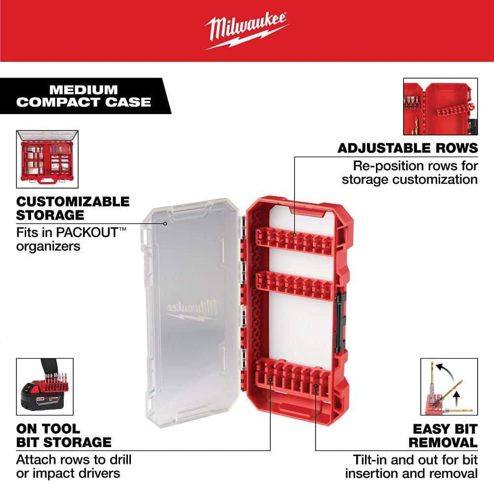 Milwaukee SHOCKWAVE Impact Duty Alloy Steel Screw Driver Bit Set (74-Piece)