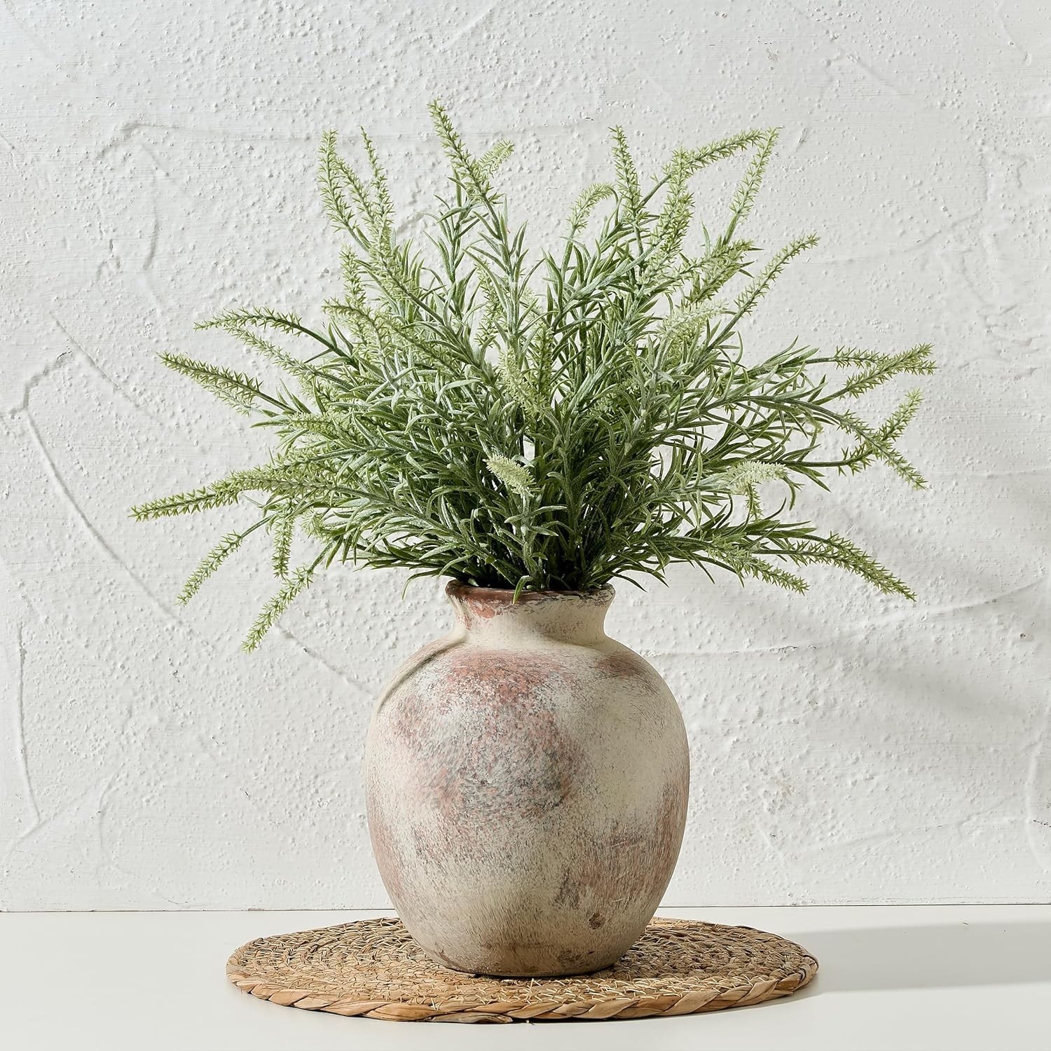 7.48 Inch Waterproof Ceramic Vase – Boho Rustic Decor for Every Occasion