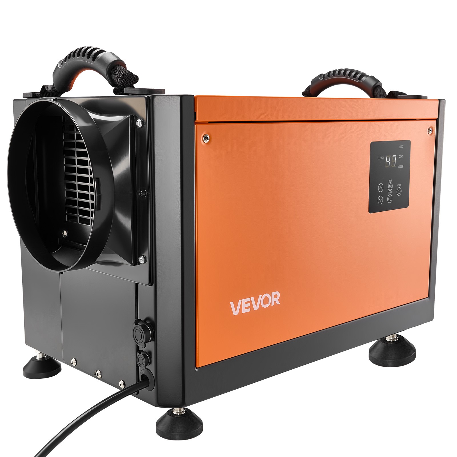VEVOR 125 Pints Commercial Dehumidifier with Hose Auto Defrost for Crawl Space