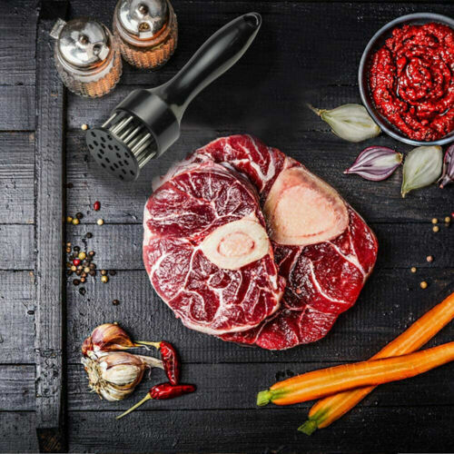 Professional Meat Tenderizer Stainless Steel Needle Cooking Hammer Kitchen Tool