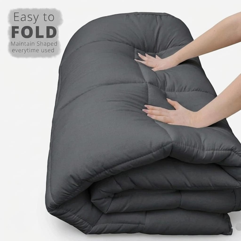 Extra Thick Japanese Sleeping Floor Mattress Foldable Roll Up Futon Tatami Mat