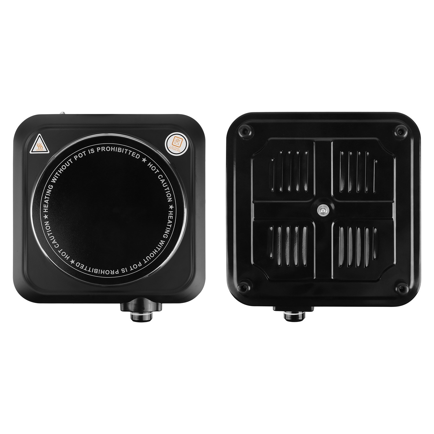 Adjustable Temperature Electric Burner Countertop Hot Plate Cooktop Stove